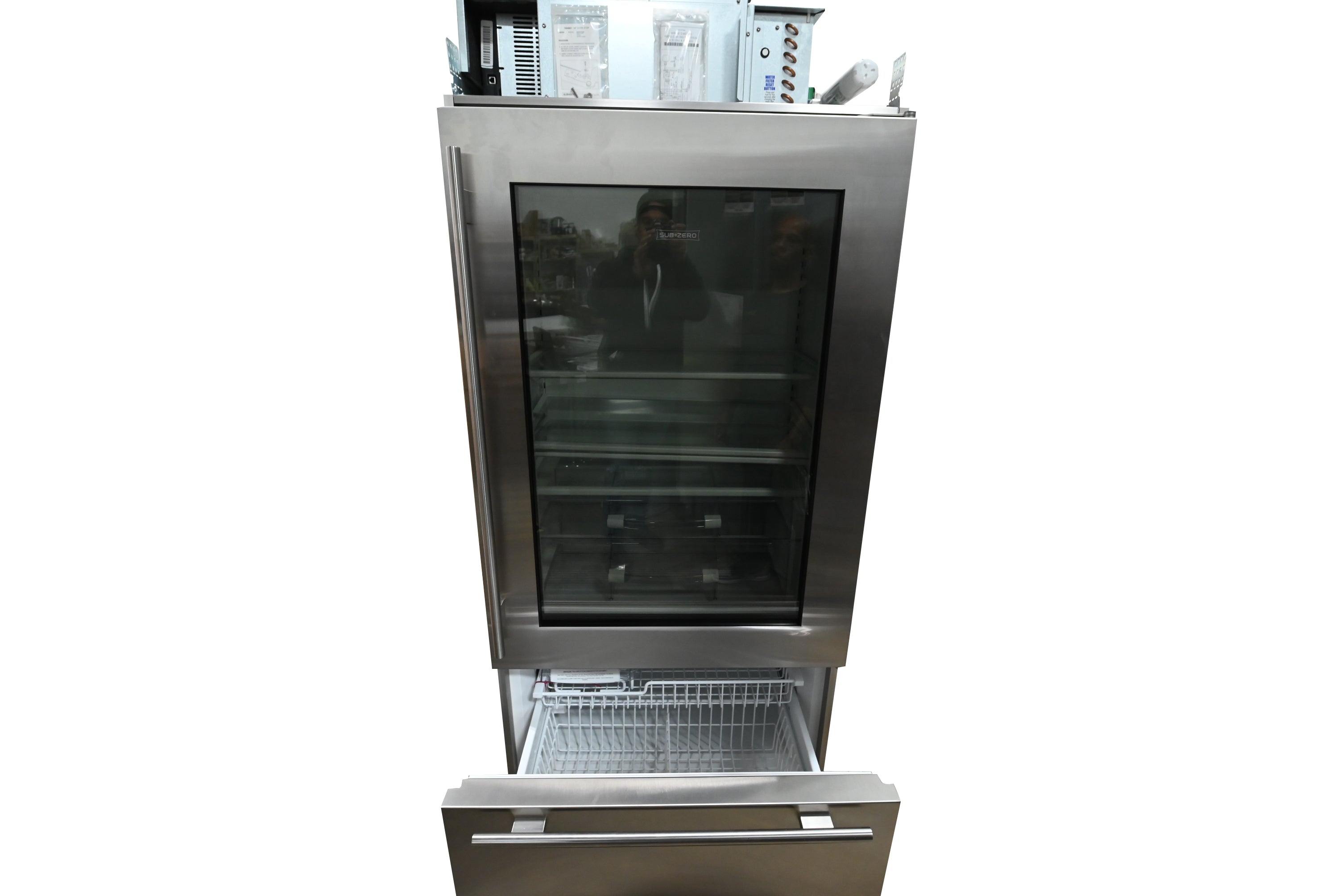 Sub-Zero Certified BI-36UG/S/TH 36" Stainless Steel Bottom Freezer Refrigerator