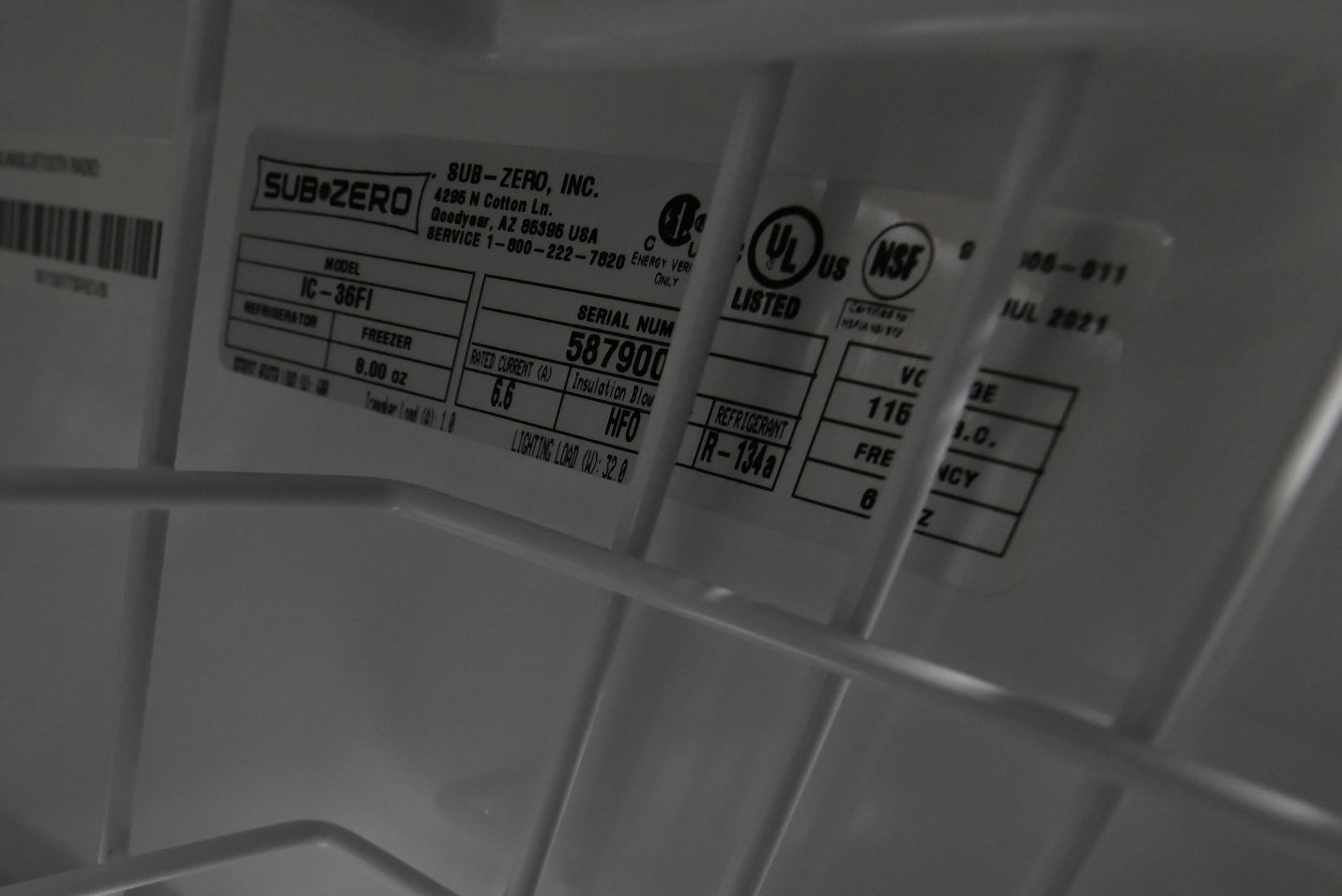 Sub-Zero Certified IC-36FI 36" Panel Ready Smart Freezer Column