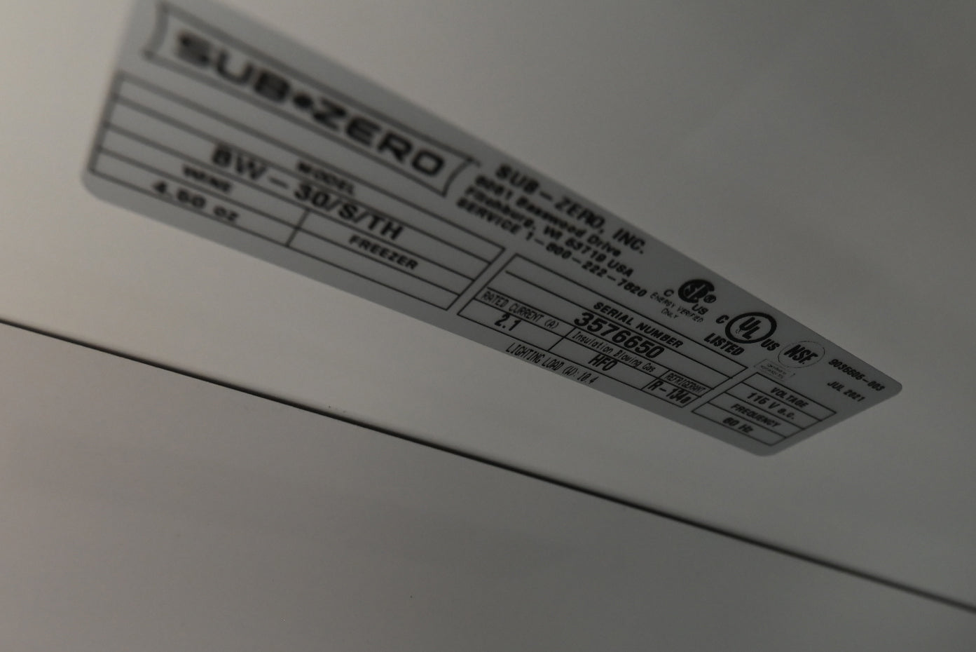 Sub-Zero Certified BW-30/S/TH 30" Stainless Steel Dual Zone Tall Wine Cooler