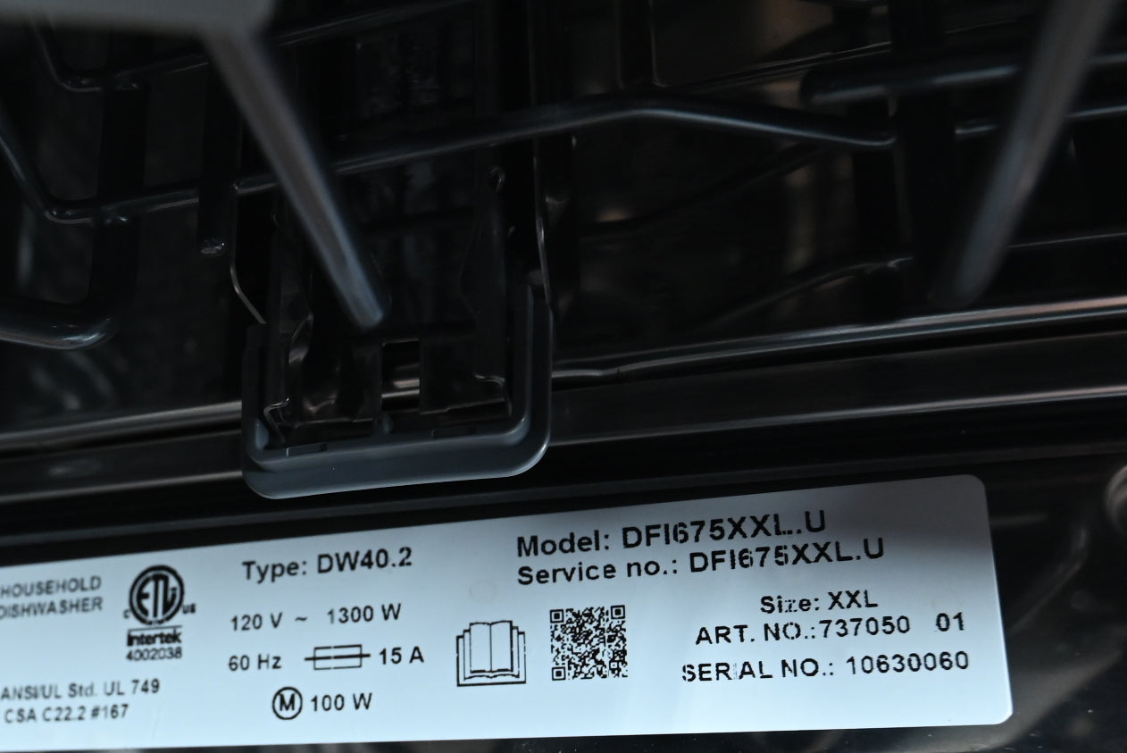 Asko Certified DFI675XXL.U 24" Panel Ready Dishwasher