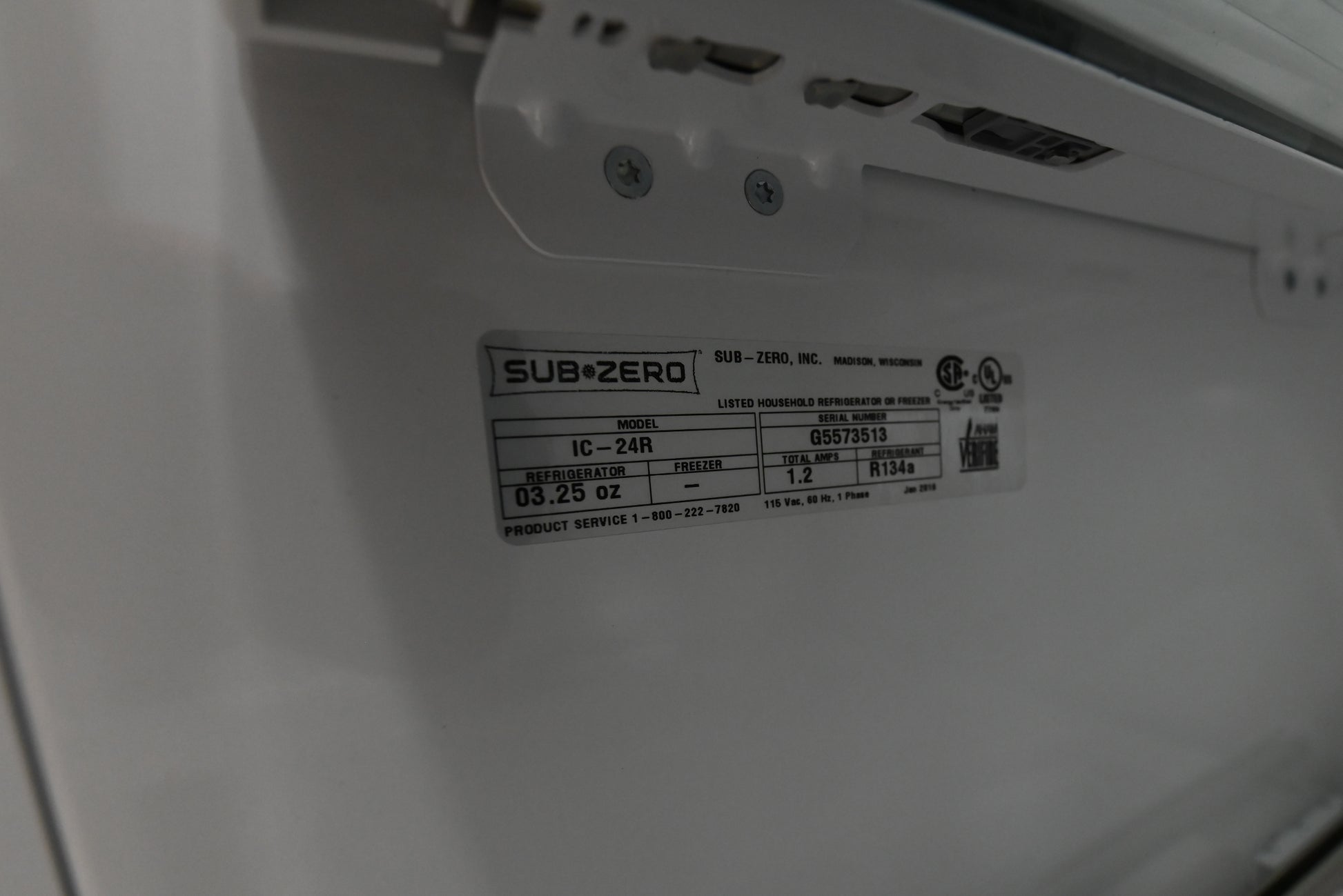 Sub-Zero Certified IC-24R 24" Panel Ready Smart Refrigerator Column