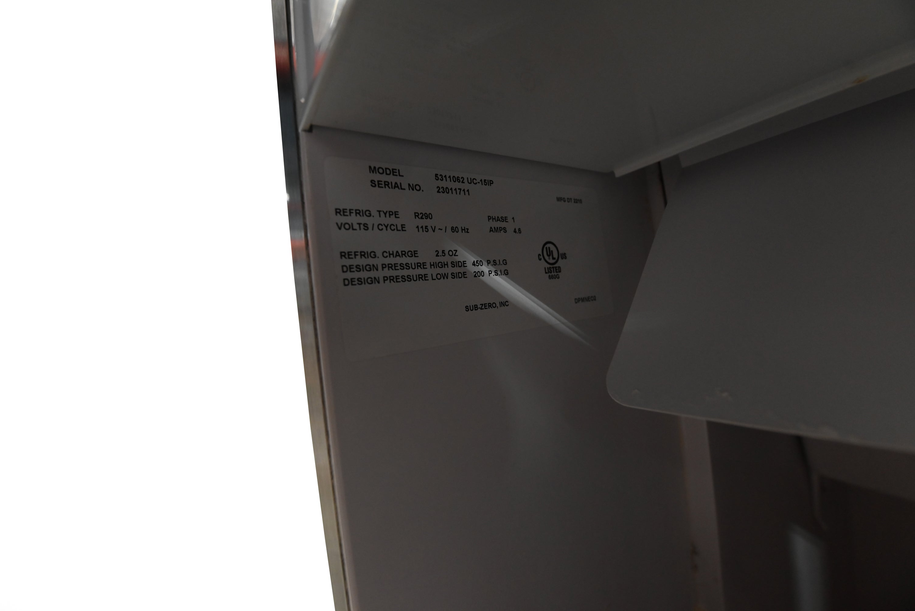 Sub-Zero Certified UC-15-IP 15" Stainless Steel Ice Maker