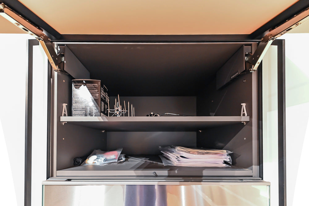 Valcucine Venture: Artematica Modern Kitchen with Island & Gaggenau Appliances