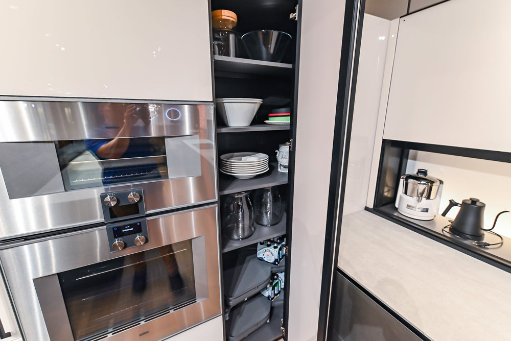 Valcucine Venture: Artematica Modern Kitchen with Island & Gaggenau Appliances