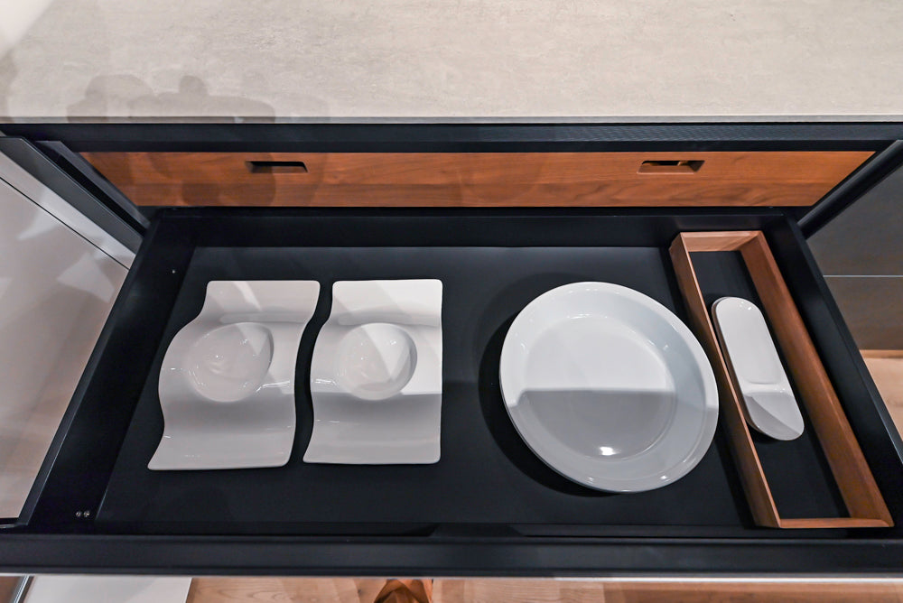 Valcucine Venture: Artematica Modern Kitchen with Island & Gaggenau Appliances