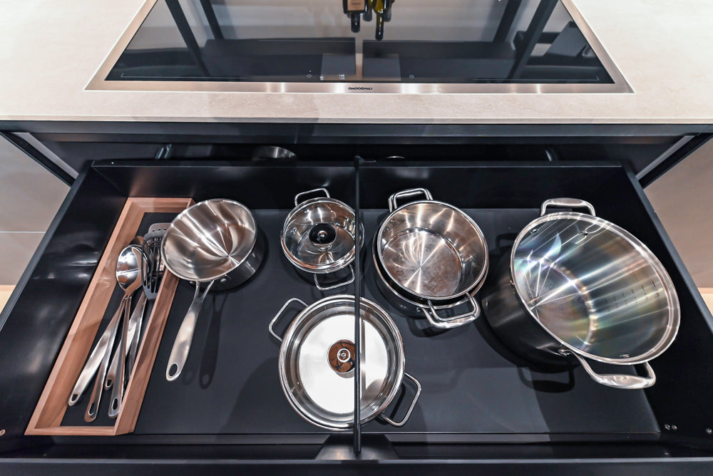 Valcucine Venture: Artematica Modern Kitchen with Island & Gaggenau Appliances