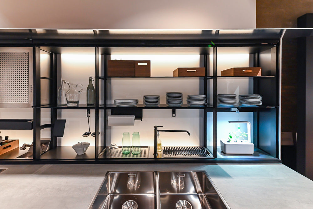 Valcucine Venture: Artematica Modern Kitchen with Island & Gaggenau Appliances