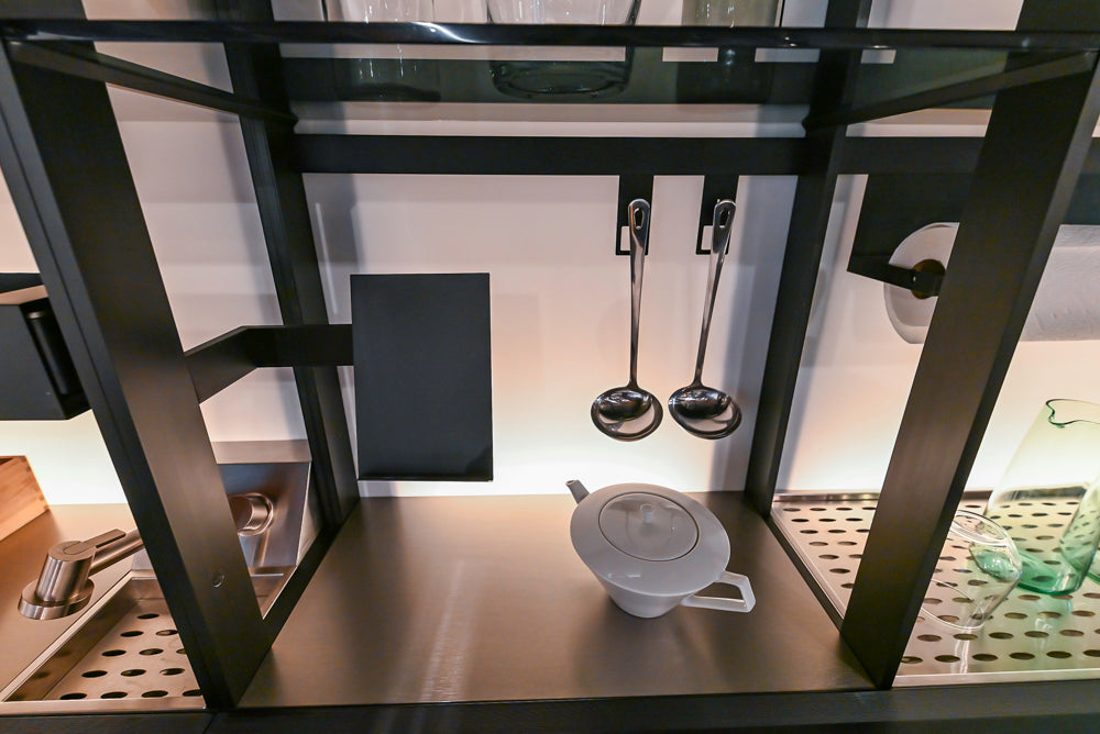 Valcucine Venture: Artematica Modern Kitchen with Island & Gaggenau Appliances