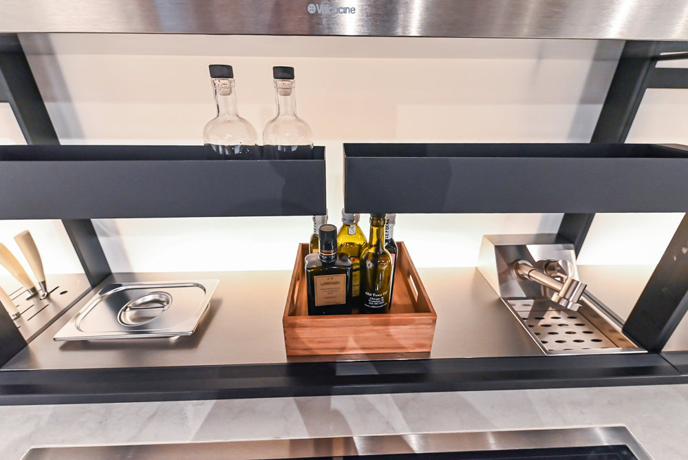 Valcucine Venture: Artematica Modern Kitchen with Island & Gaggenau Appliances