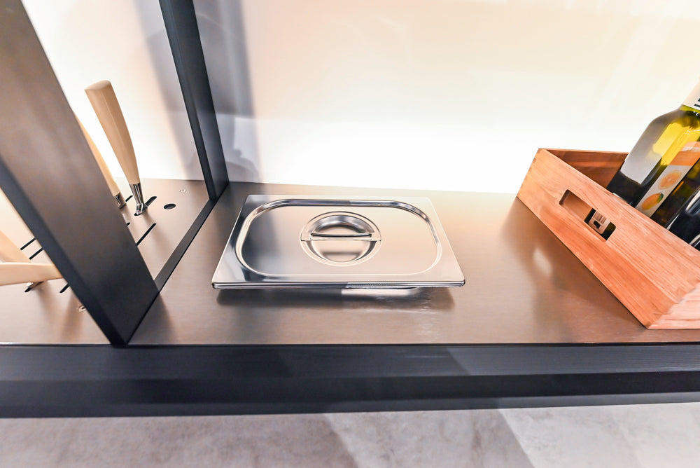 Valcucine Venture: Artematica Modern Kitchen with Island & Gaggenau Appliances