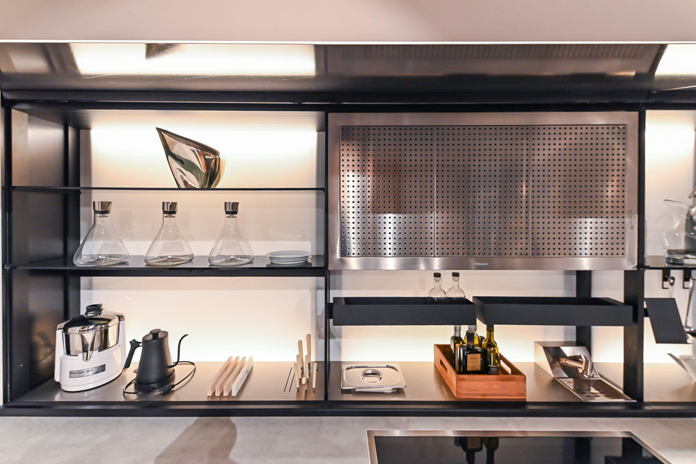 Valcucine Venture: Artematica Modern Kitchen with Island & Gaggenau Appliances