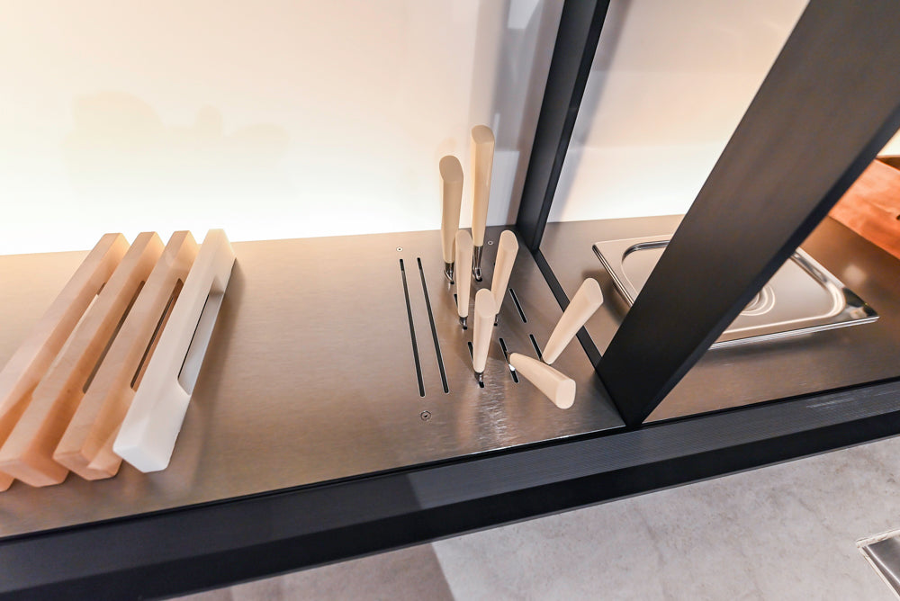 Valcucine Venture: Artematica Modern Kitchen with Island & Gaggenau Appliances