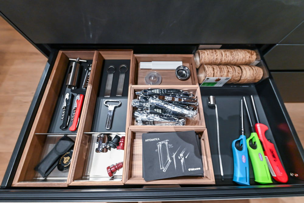 Valcucine Venture: Artematica Modern Kitchen with Island & Gaggenau Appliances