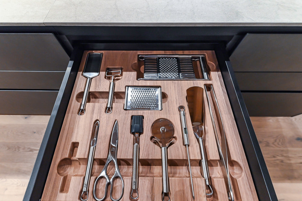 Valcucine Venture: Artematica Modern Kitchen with Island & Gaggenau Appliances