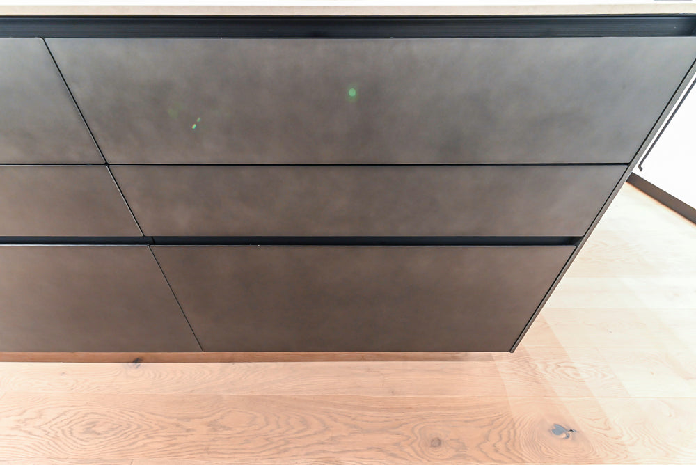 Valcucine Venture: Artematica Modern Kitchen with Island & Gaggenau Appliances