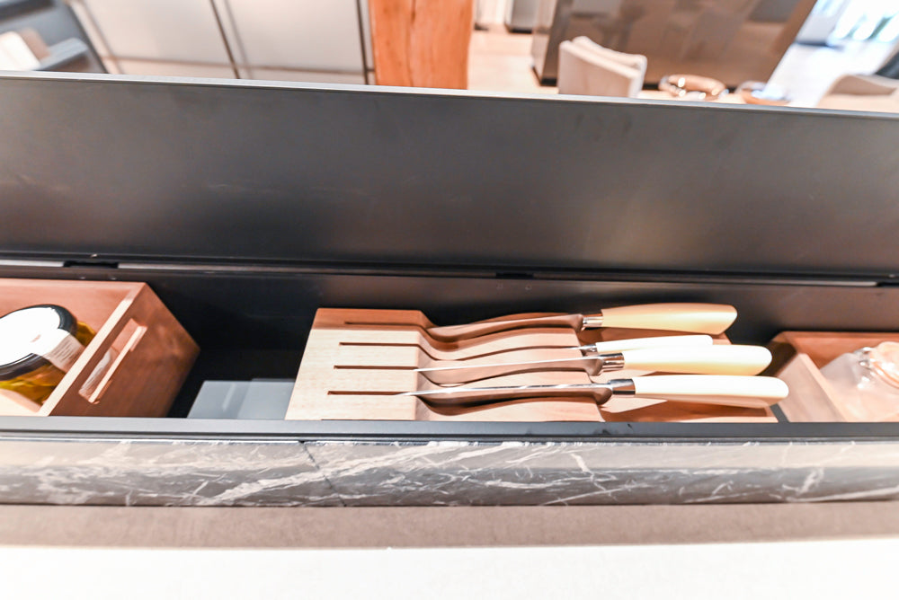 Valcucine Venture: Artematica Modern Kitchen with Island & Gaggenau Appliances