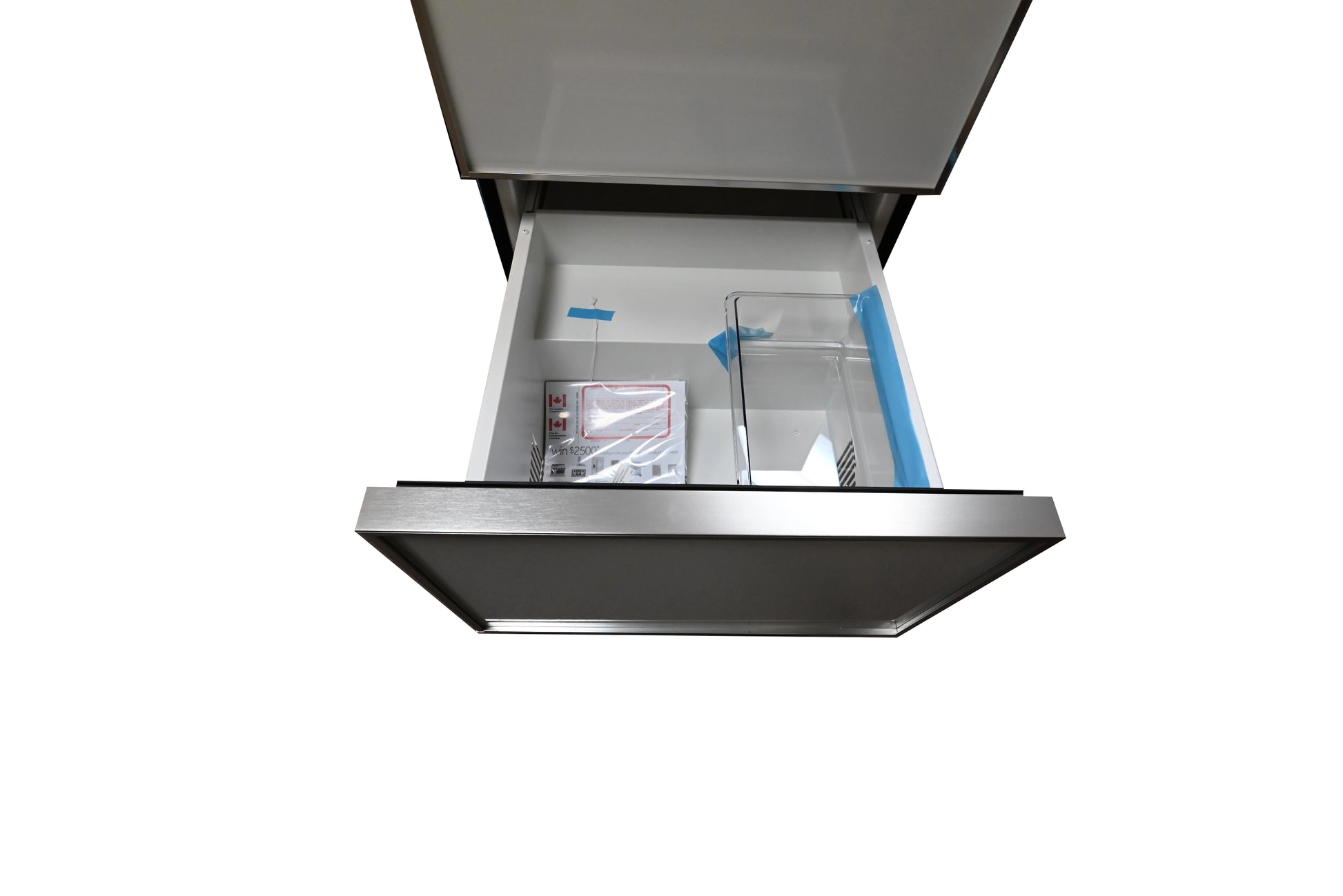 GE Monogram ZIDI240BII 24" Panel Ready Built-in Double Drawer Refrigerator