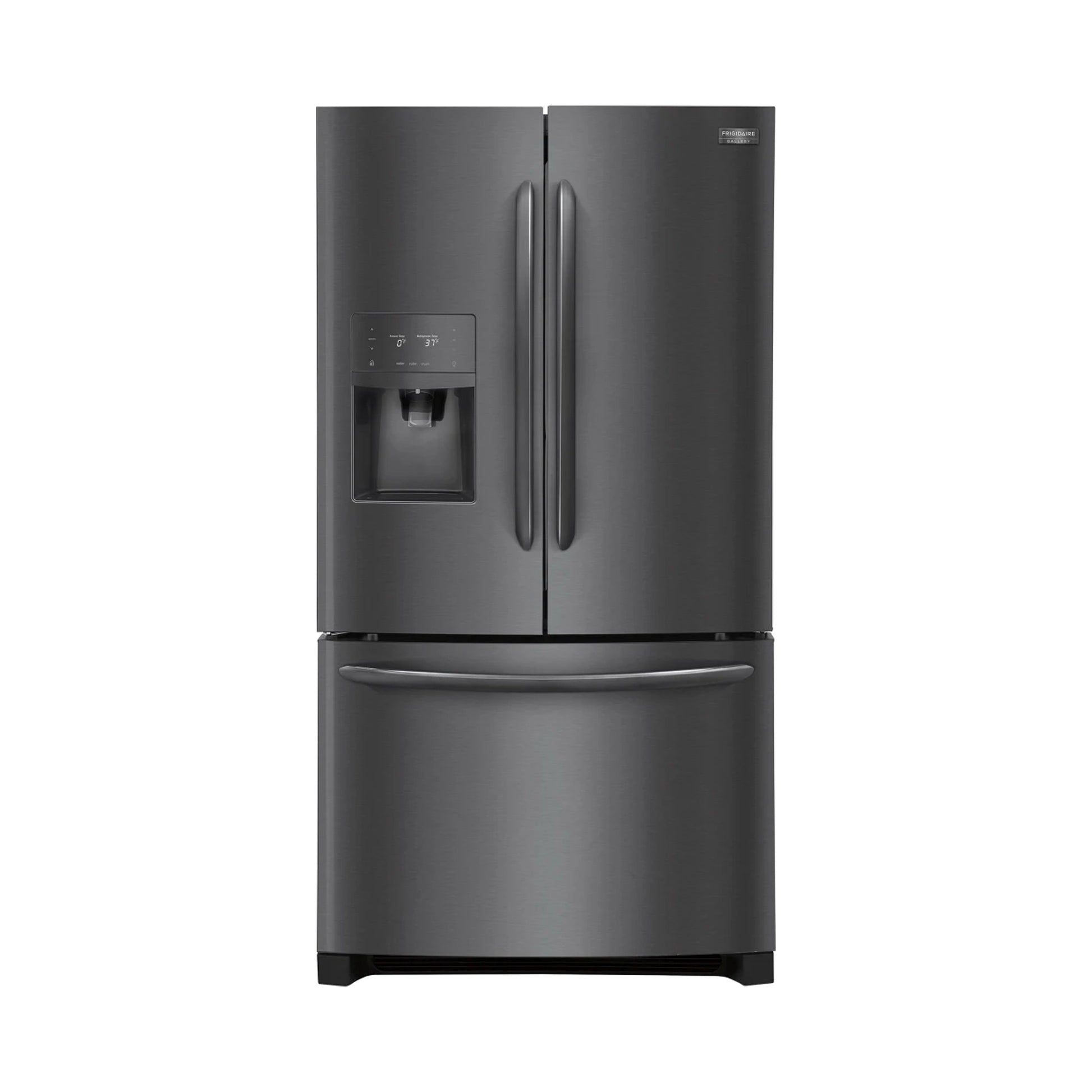 KitchenAid FGHD2368TD 36" Black Stainless Counter Depth French Door Refrigerator