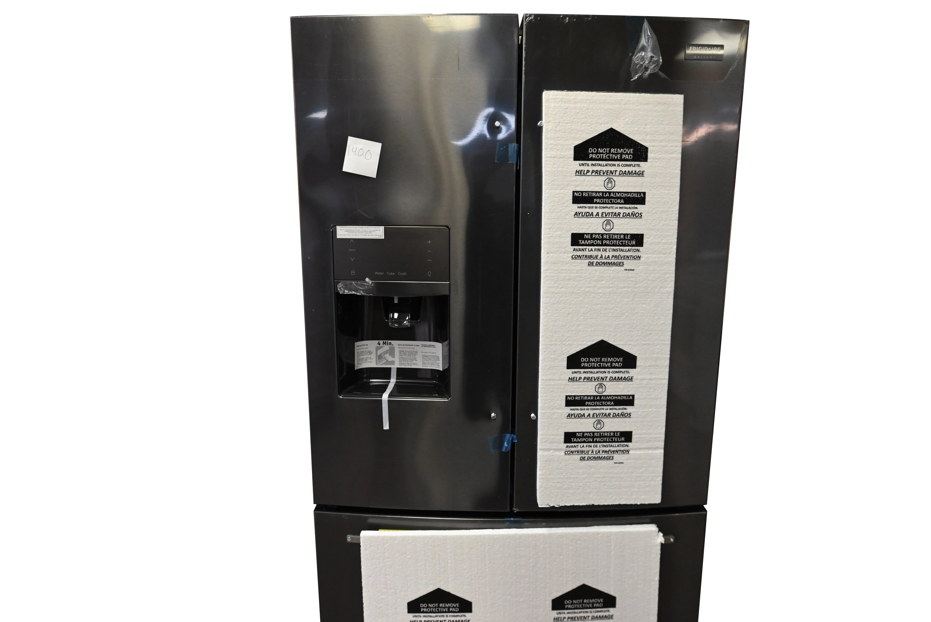 KitchenAid FGHD2368TD 36" Black Stainless Counter Depth French Door Refrigerator