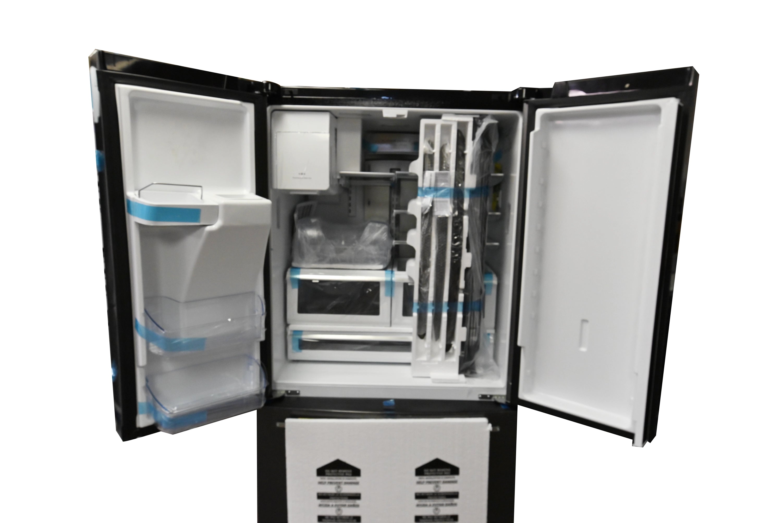 KitchenAid FGHD2368TD 36" Black Stainless Counter Depth French Door Refrigerator