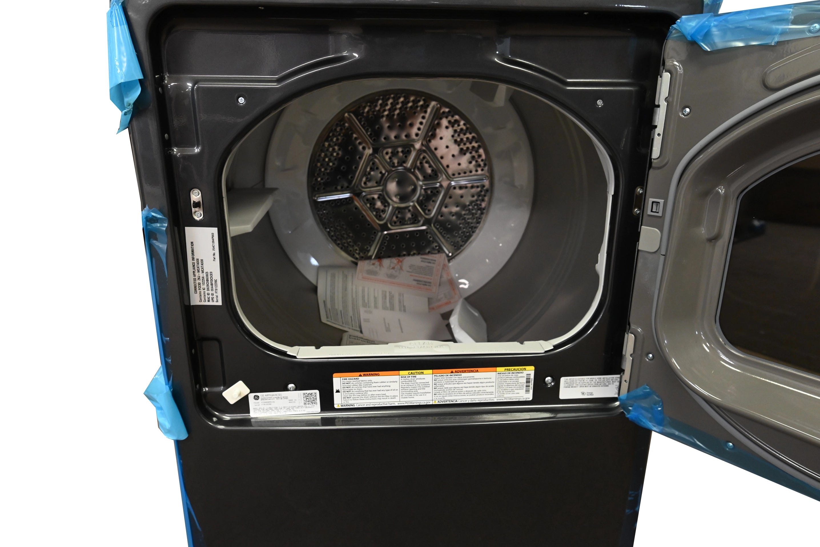 GE Profile PTD60GBPRDG 27" Diamond Gray Front Load Smart Gas Dryer