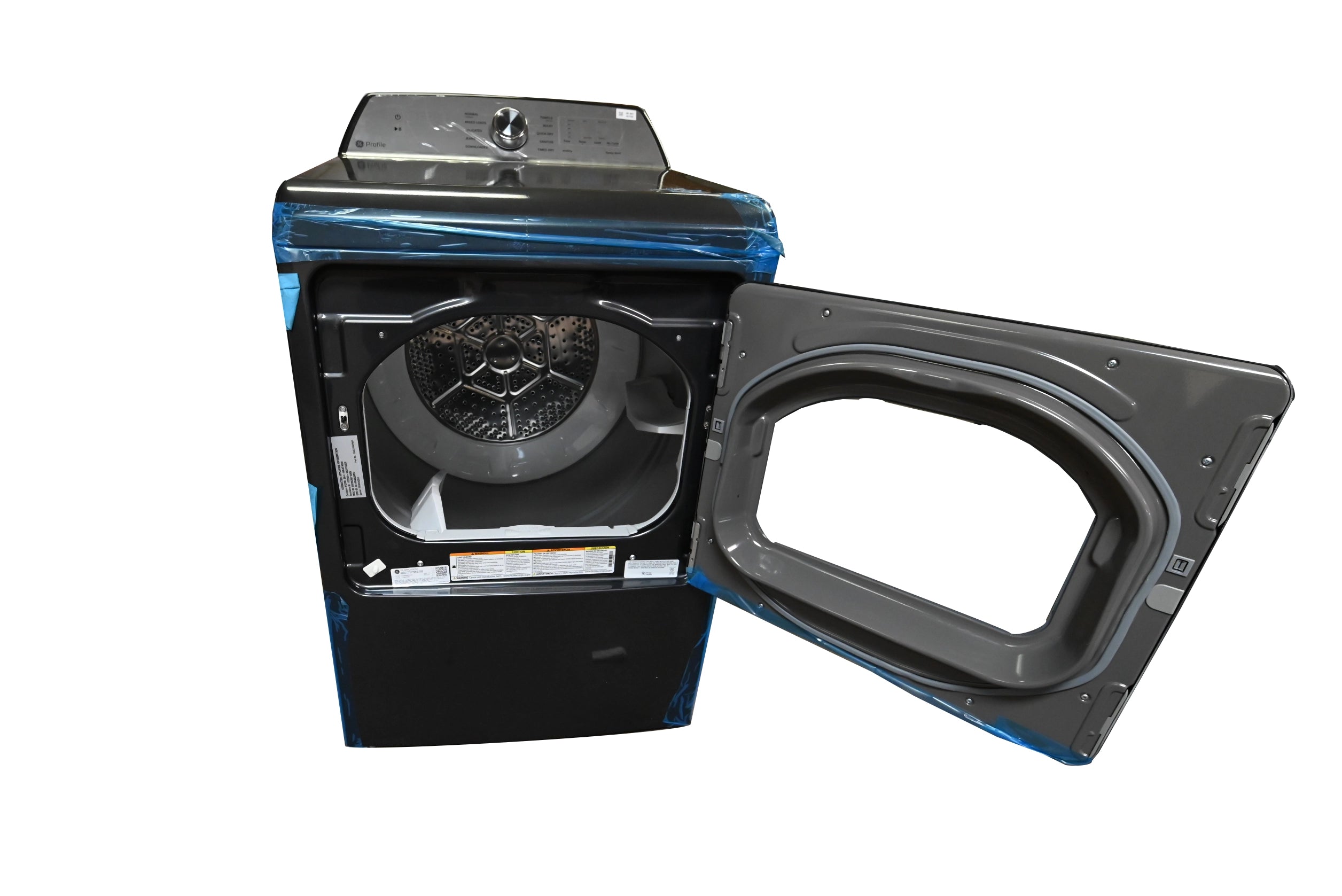 GE Profile PTD60GBPRDG 27" Diamond Gray Front Load Smart Gas Dryer