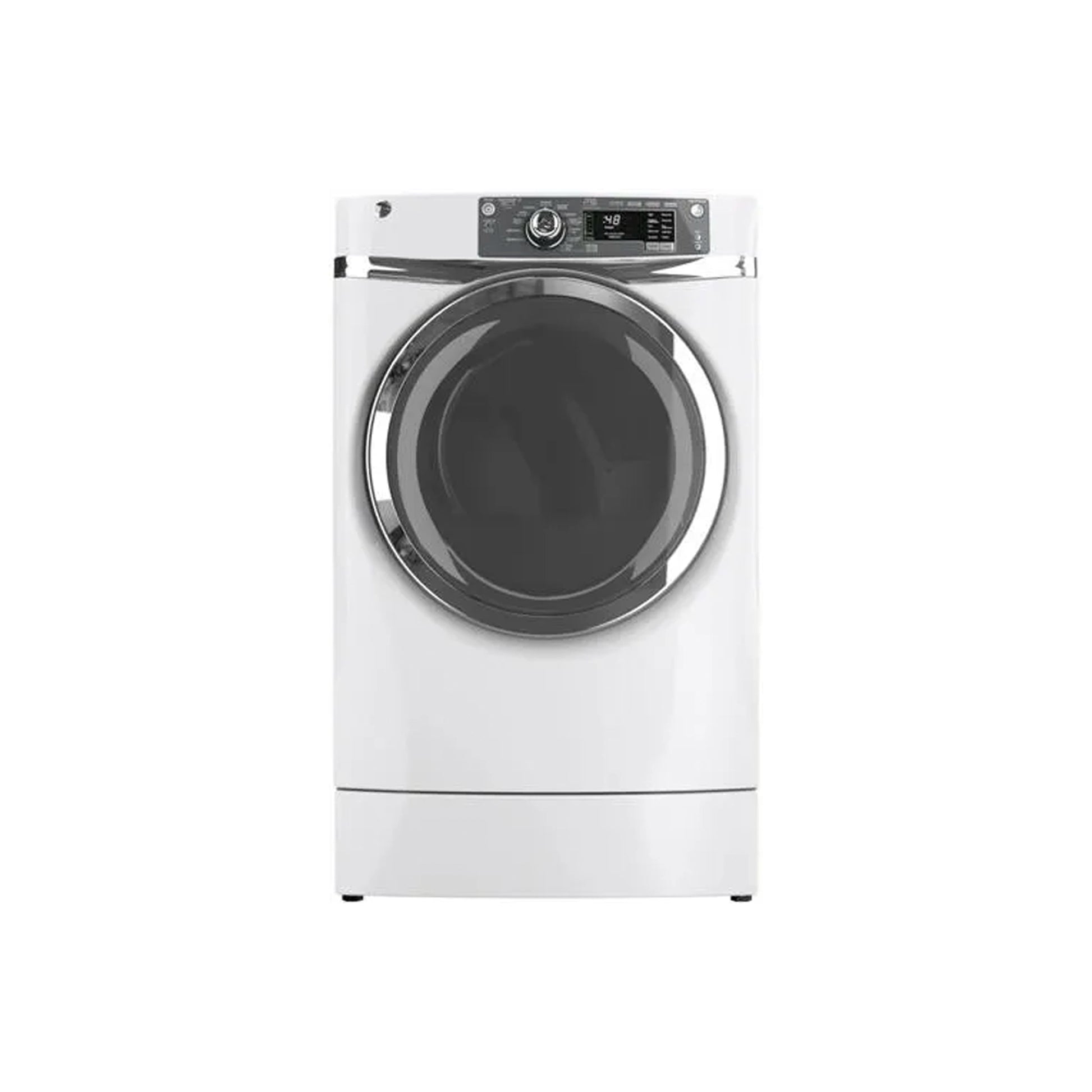 GE GFDR480EFWW 28" White Front Load Electric Dryer