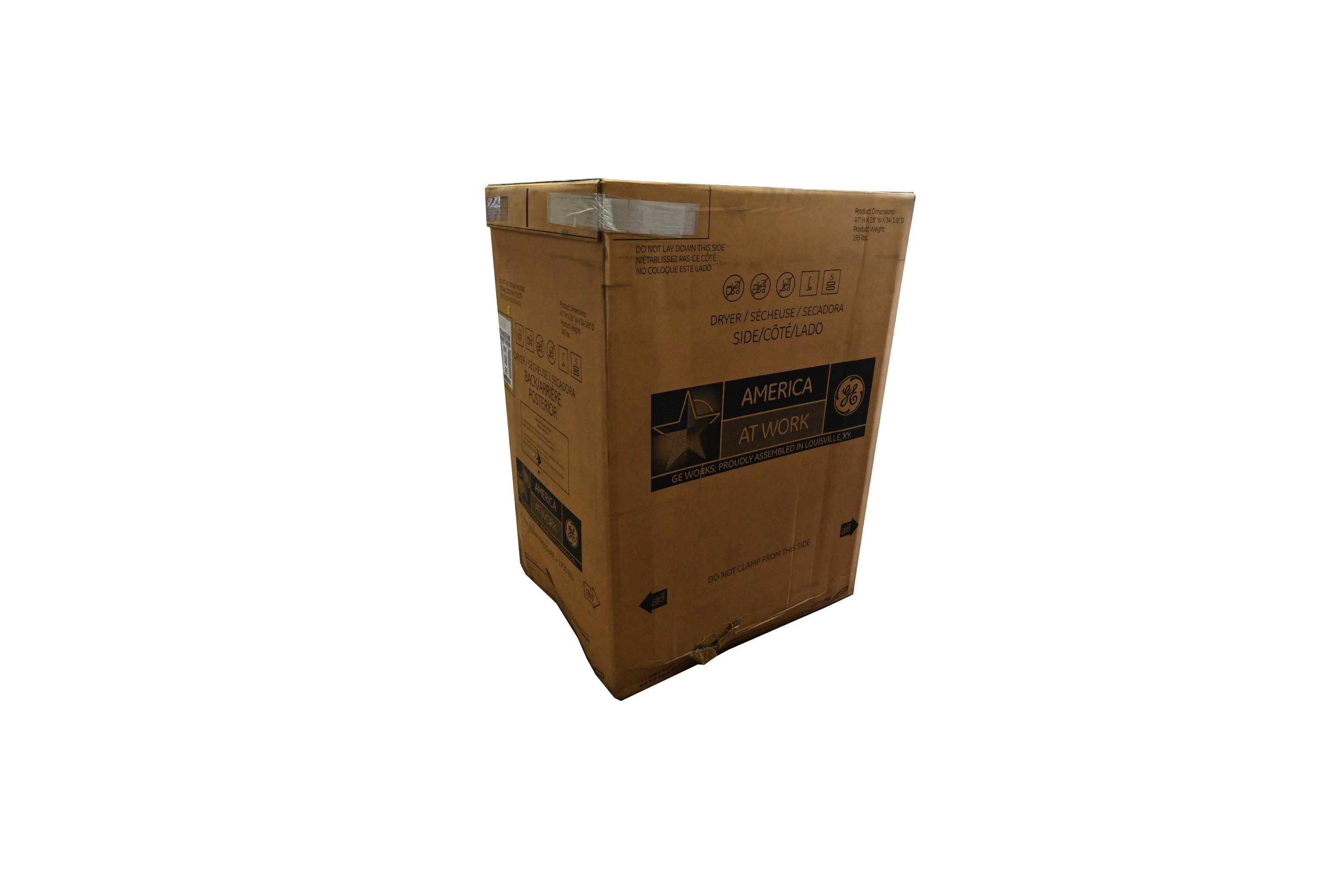 GE GFDR480EFWW 28" White Front Load Electric Dryer