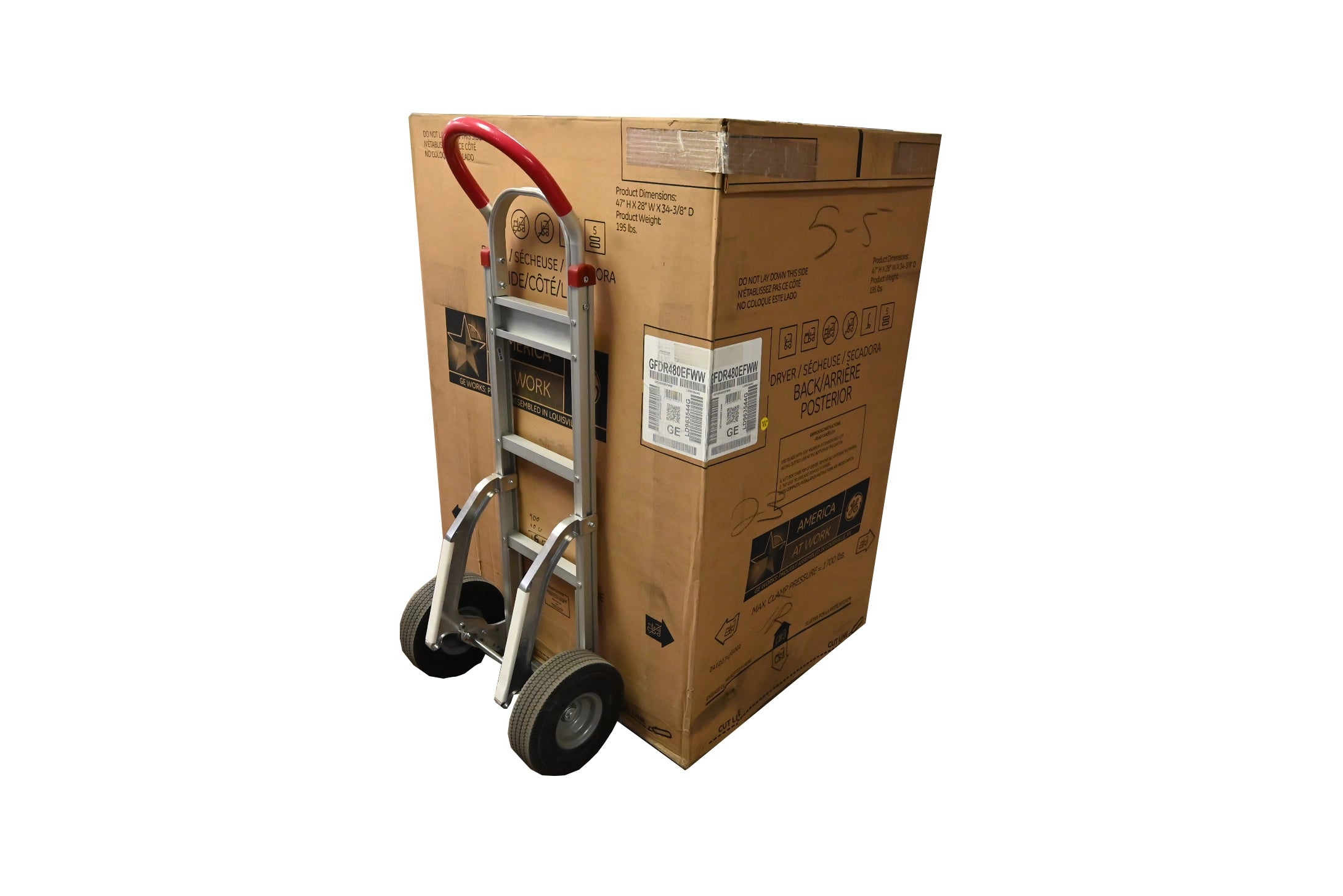 GE GFDR480EFWW 28" White Front Load Electric Dryer