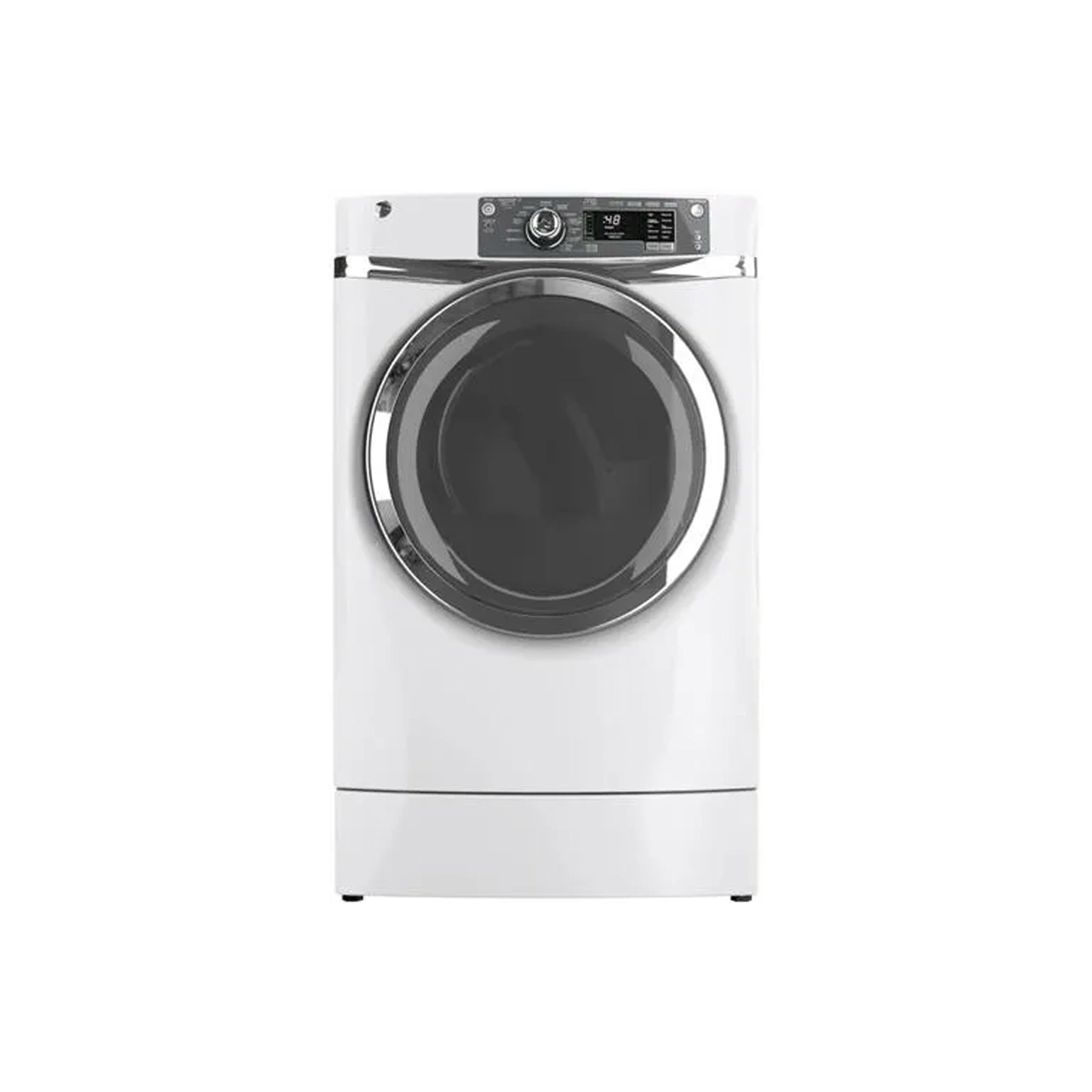 GE GFDR480EFWW 28" White Front Load Electric Dryer