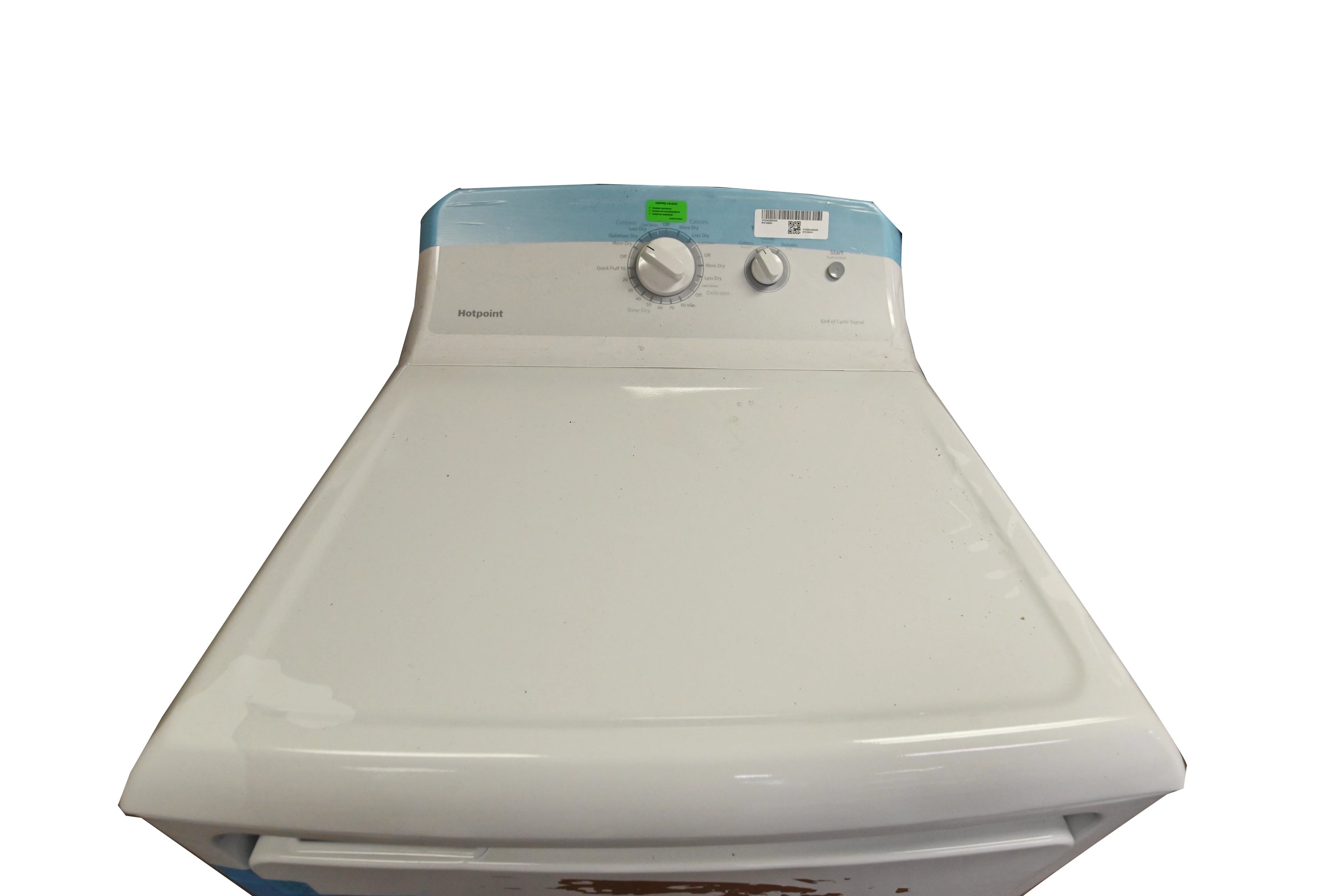 Hotpoint HTX24EASK0WS 27" White Front Load Electric Dryer