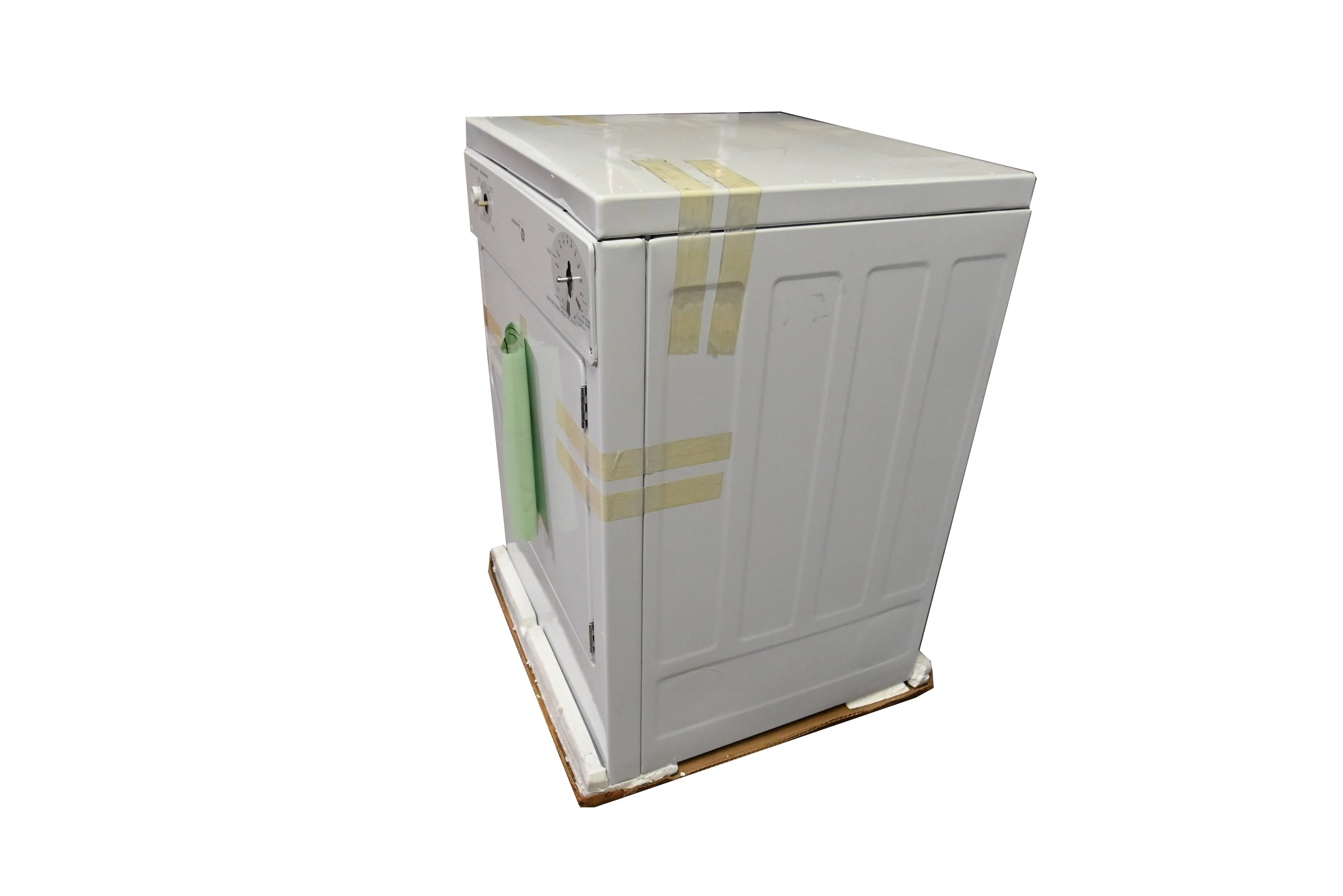 GE Spacemaker DSKS433EB1WW 24" White Stationary Electric Dryer