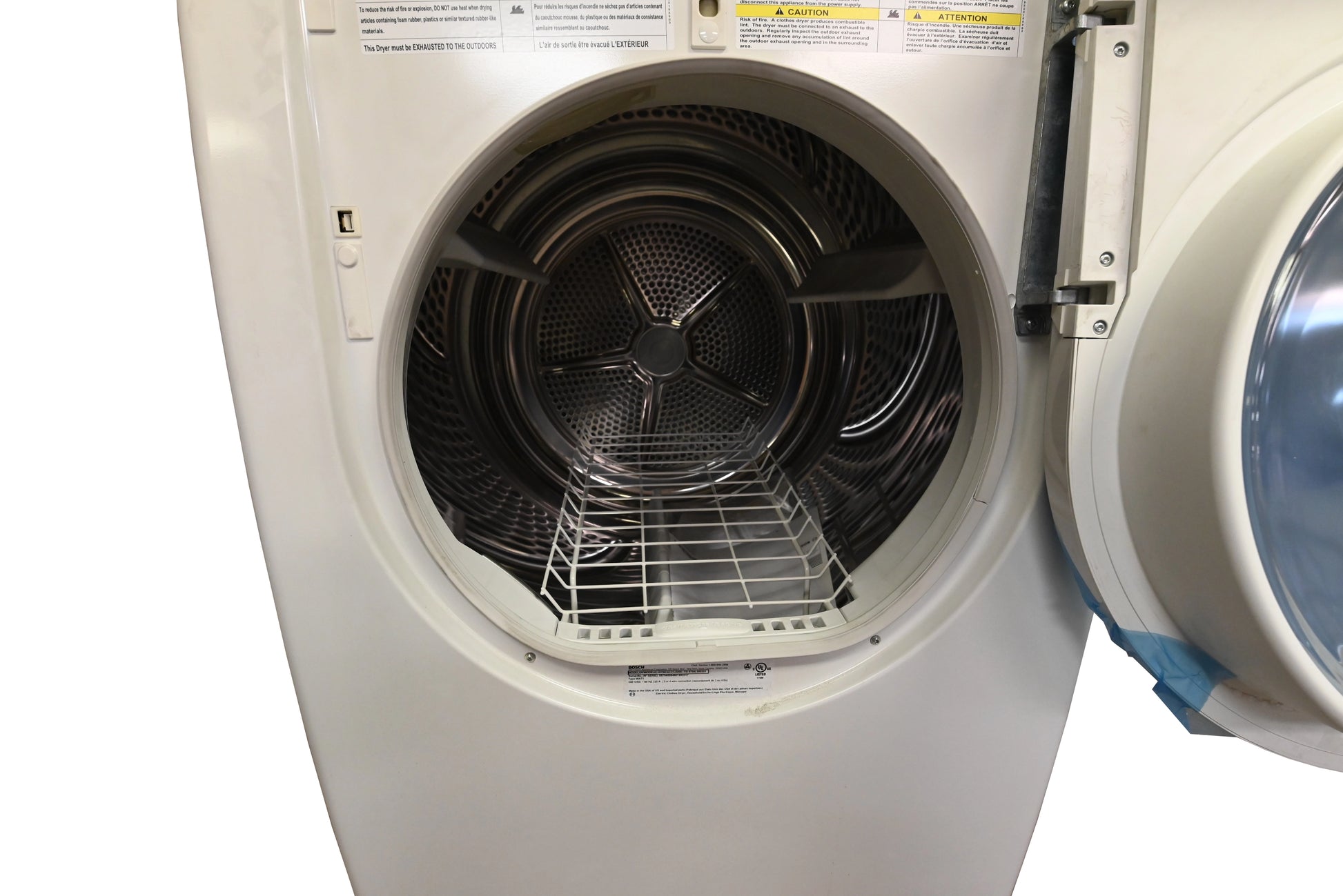 Bosch WTMC6321US 27" White Front Load Electric Dryer