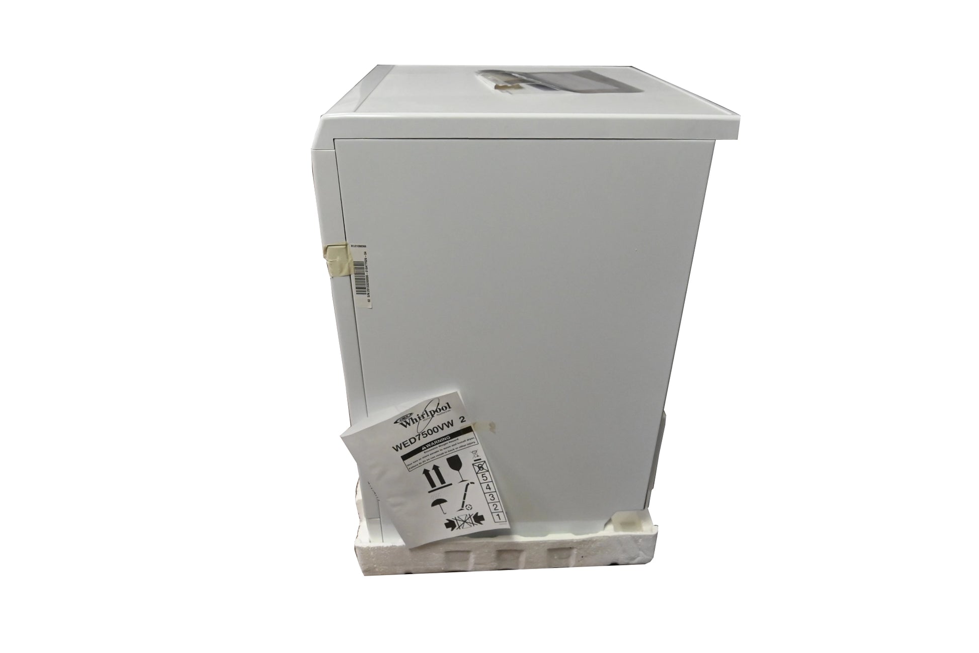 Whirpool WED7500VW 24" White Front Load Electric Dryer