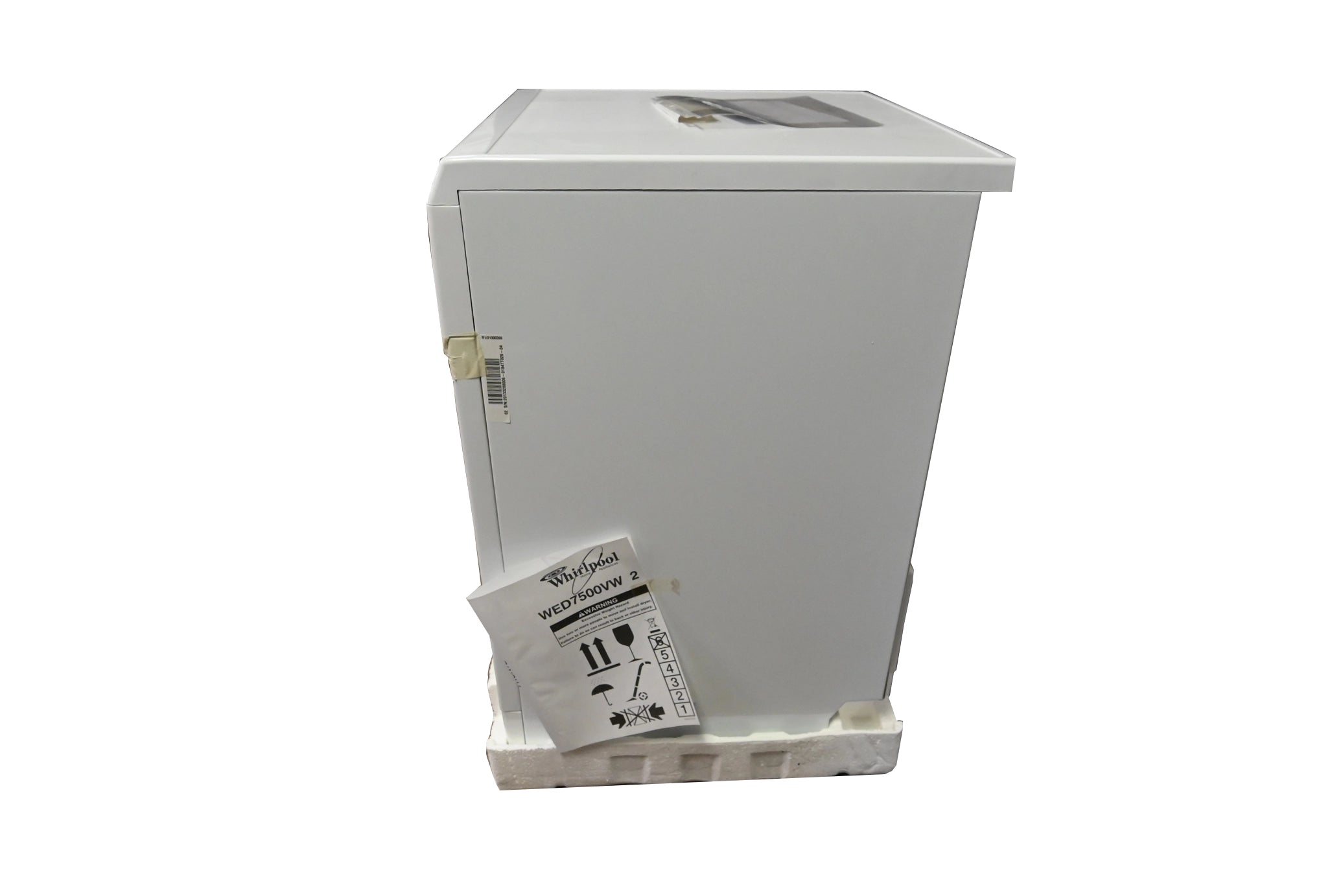 Whirpool WED7500VW 24" White Front Load Electric Dryer