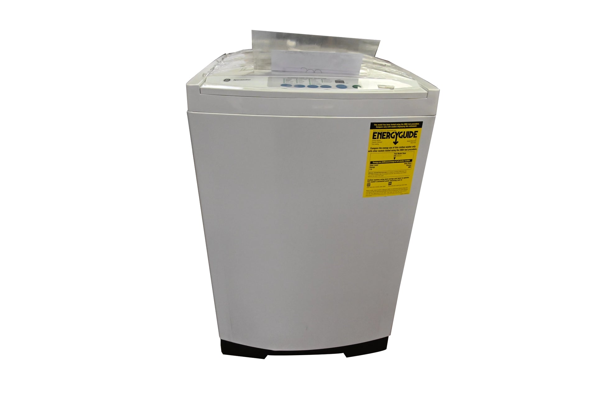 GE Spacemaker WSLS1100HWW 24" White Top Load Stationary Washer