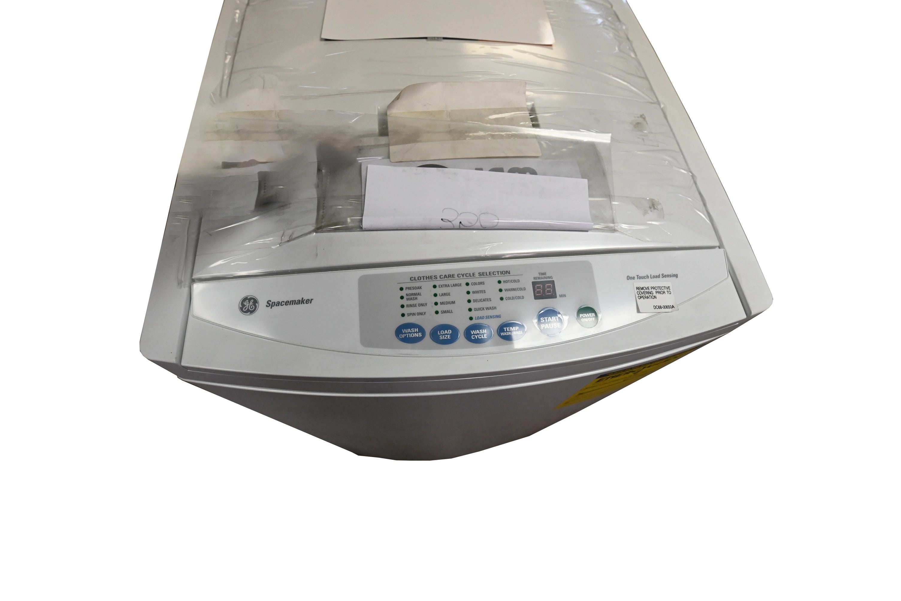 GE Spacemaker WSLS1100HWW 24" White Top Load Stationary Washer