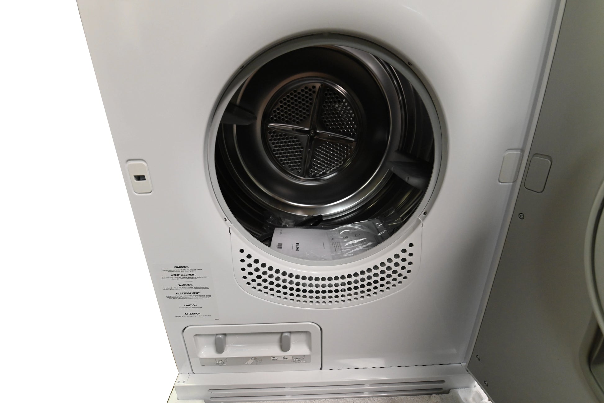 Asko T744CW 24" White Front Load Electric Dryer