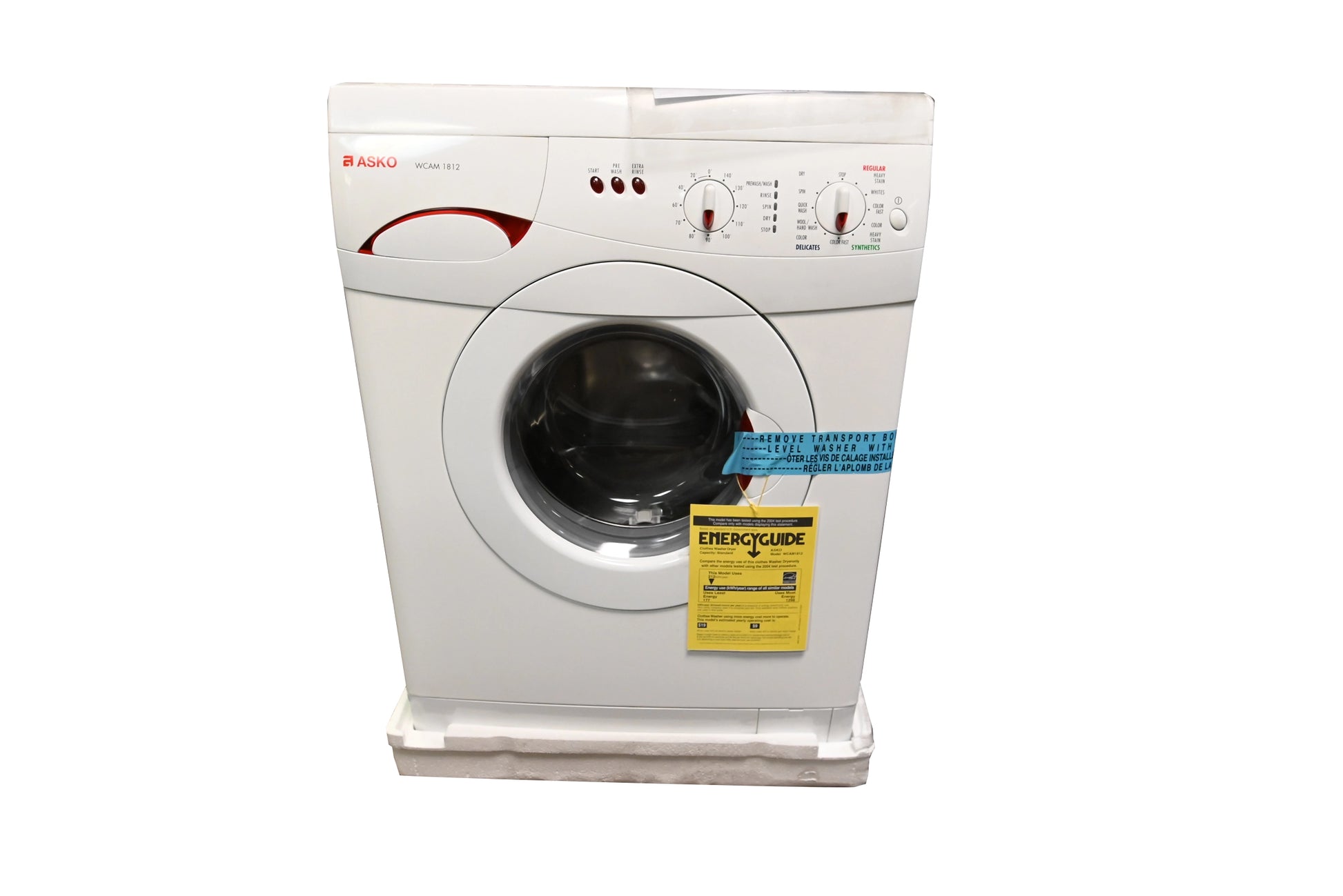 Asko WCAM1812 24" White Washer/Dryer Combo