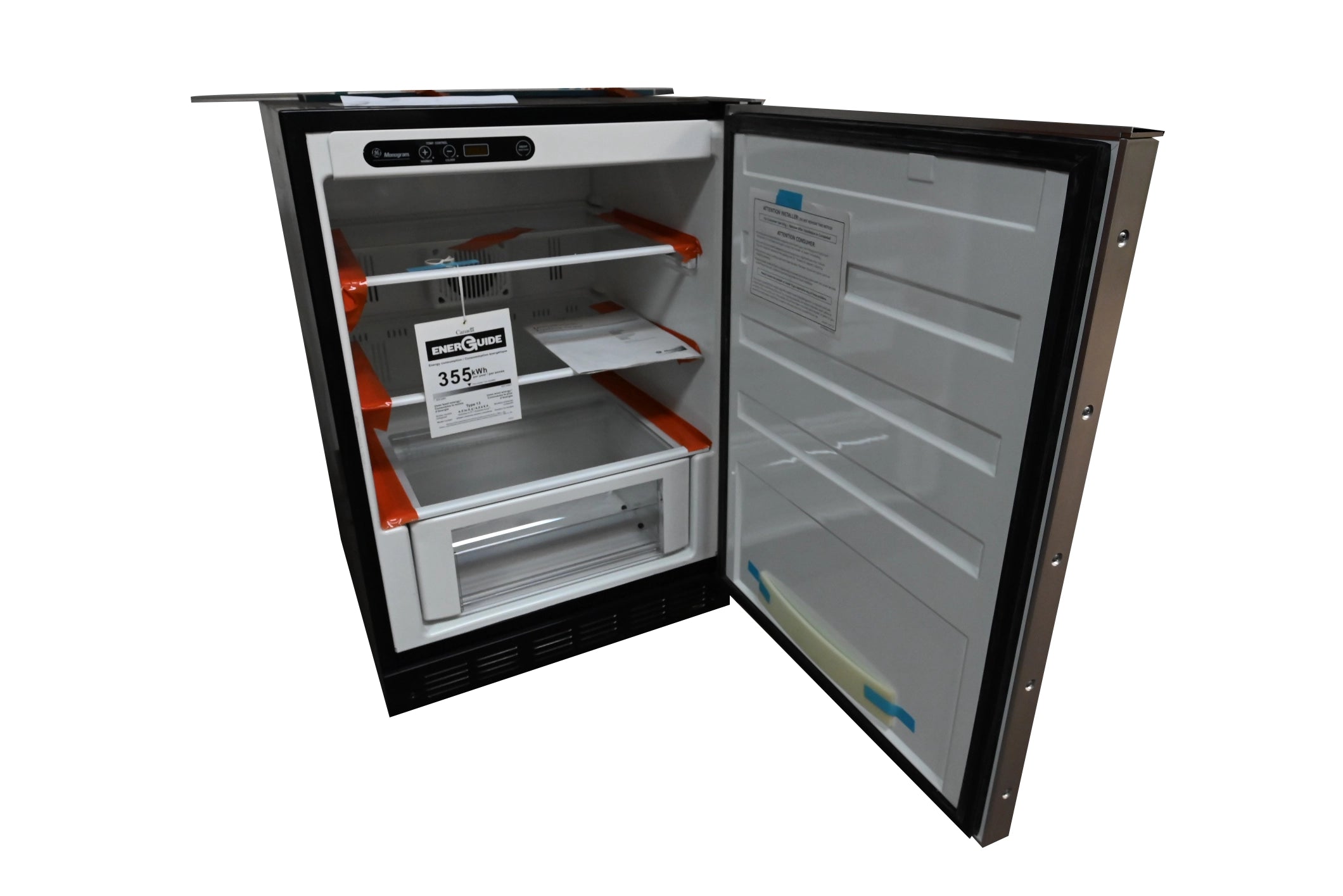 GE Monogram ZIFI240PAII 24" Panel Ready Built-in Compact Refrigerator