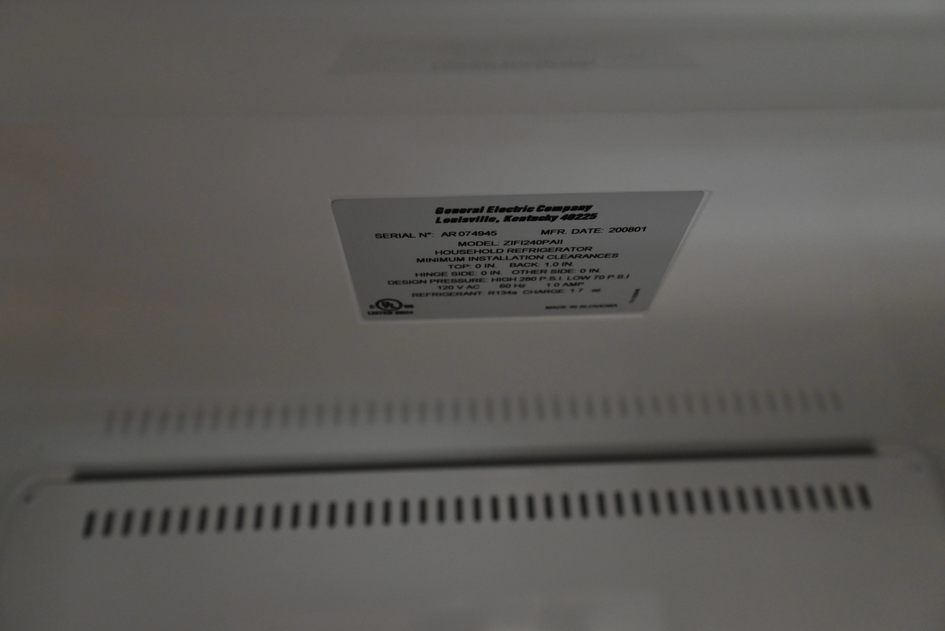 GE Monogram ZIFI240PAII 24" Panel Ready Built-in Compact Refrigerator