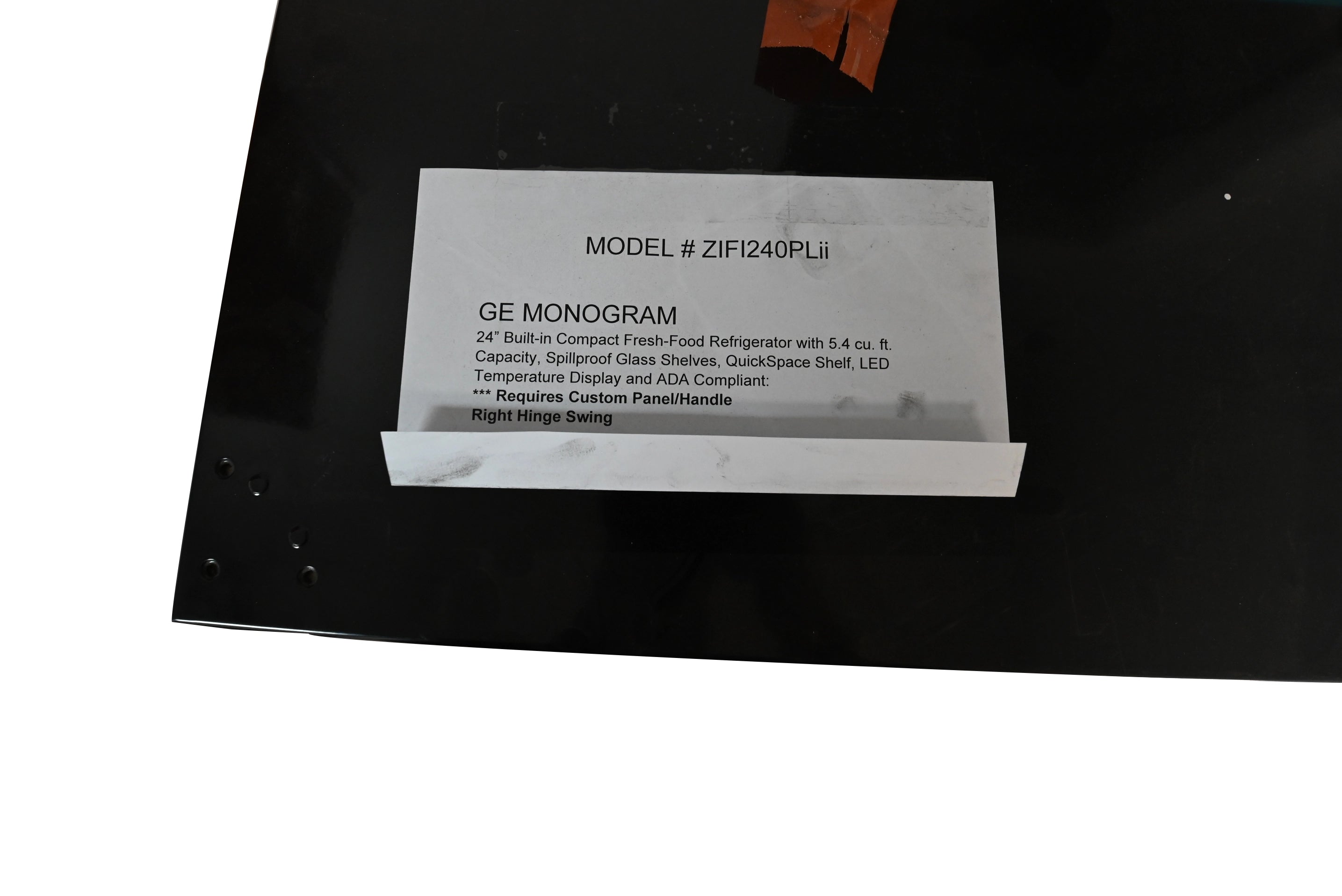 GE Monogram ZIFI240PAII 24" Panel Ready Built-in Compact Refrigerator