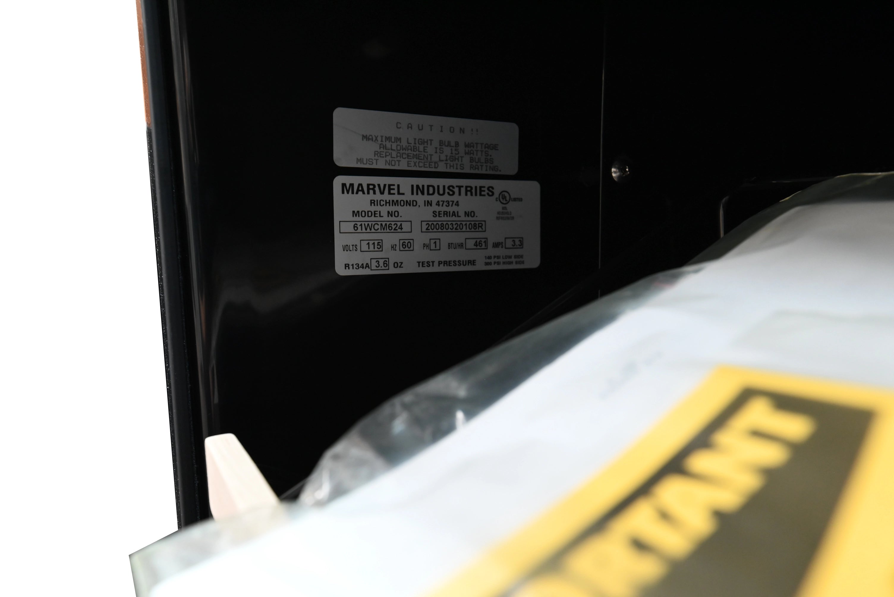 Marvel 61WCM624 24" Panel Ready Wine Cooler