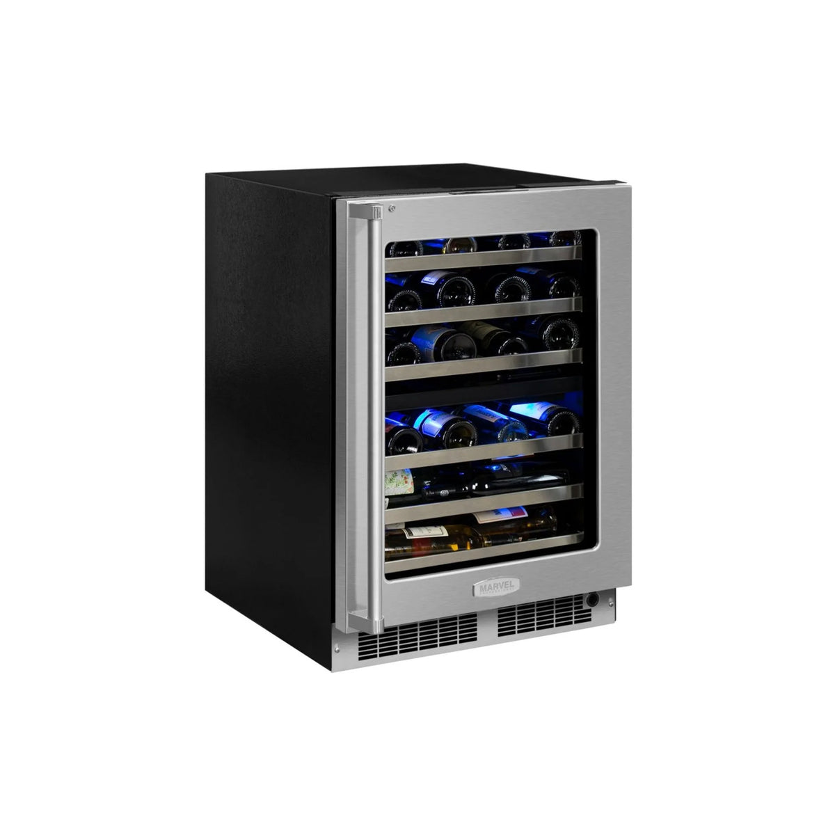 Marvel MP24WDG5RS 24" Stainless Steel Dual Zone Wine Cooler