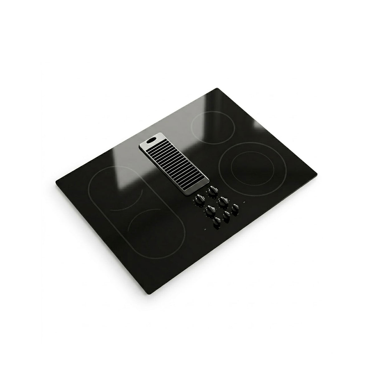 GE Profile JP989BDBB 30" Black Downdraft Electric Cooktop