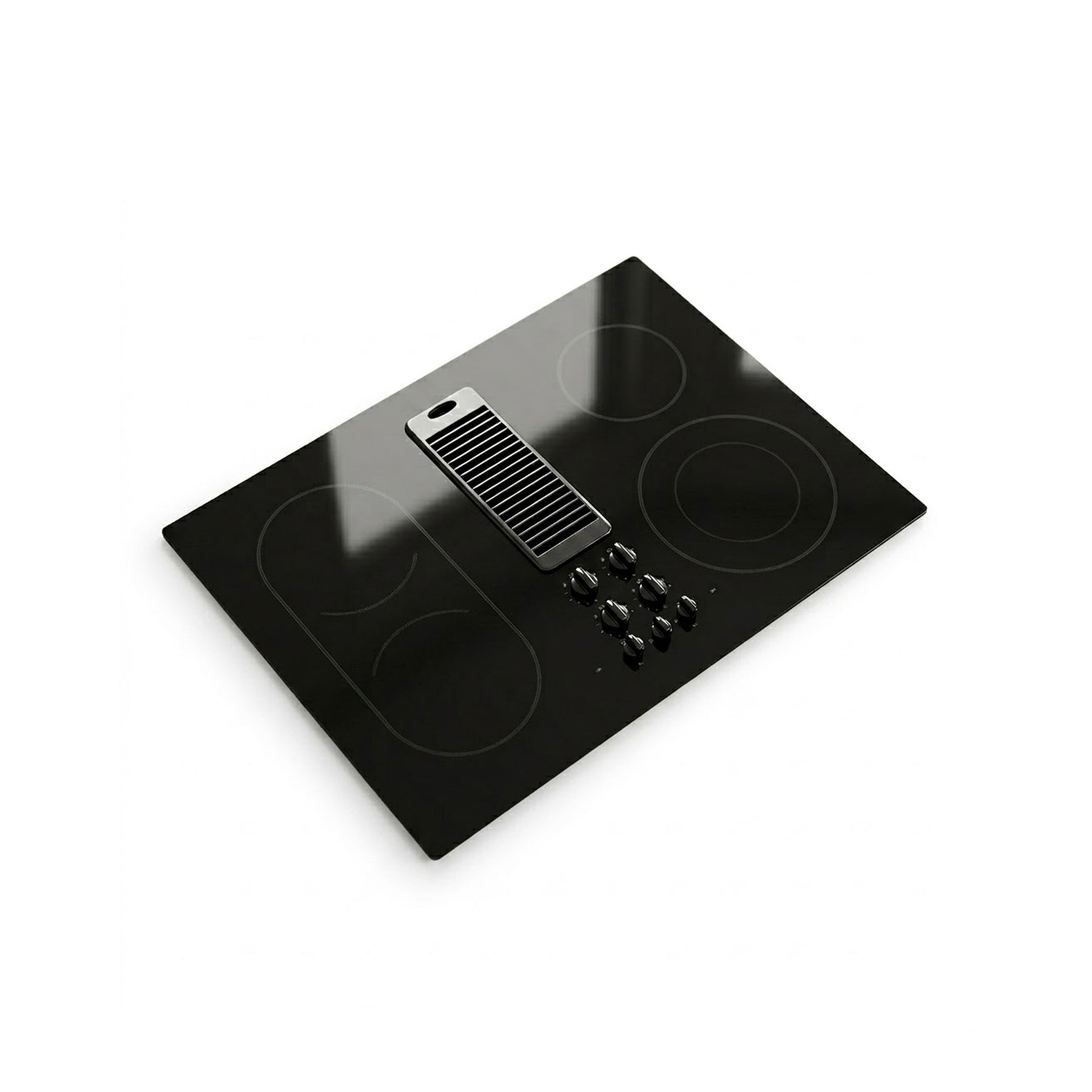 GE Profile JP989BDBB 30" Black Downdraft Electric Cooktop