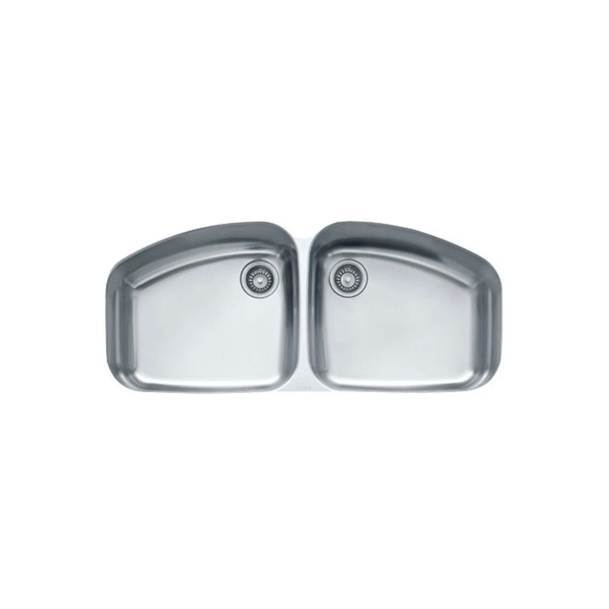 Franke Vision 45" Stainless Steel Double Equal Bowl Kitchen Sink