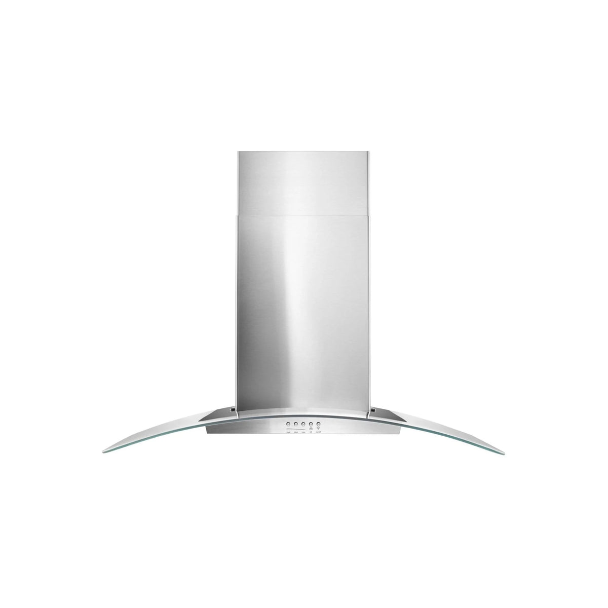 Whirlpool 36 inch concave glass wall mount chimney range hood