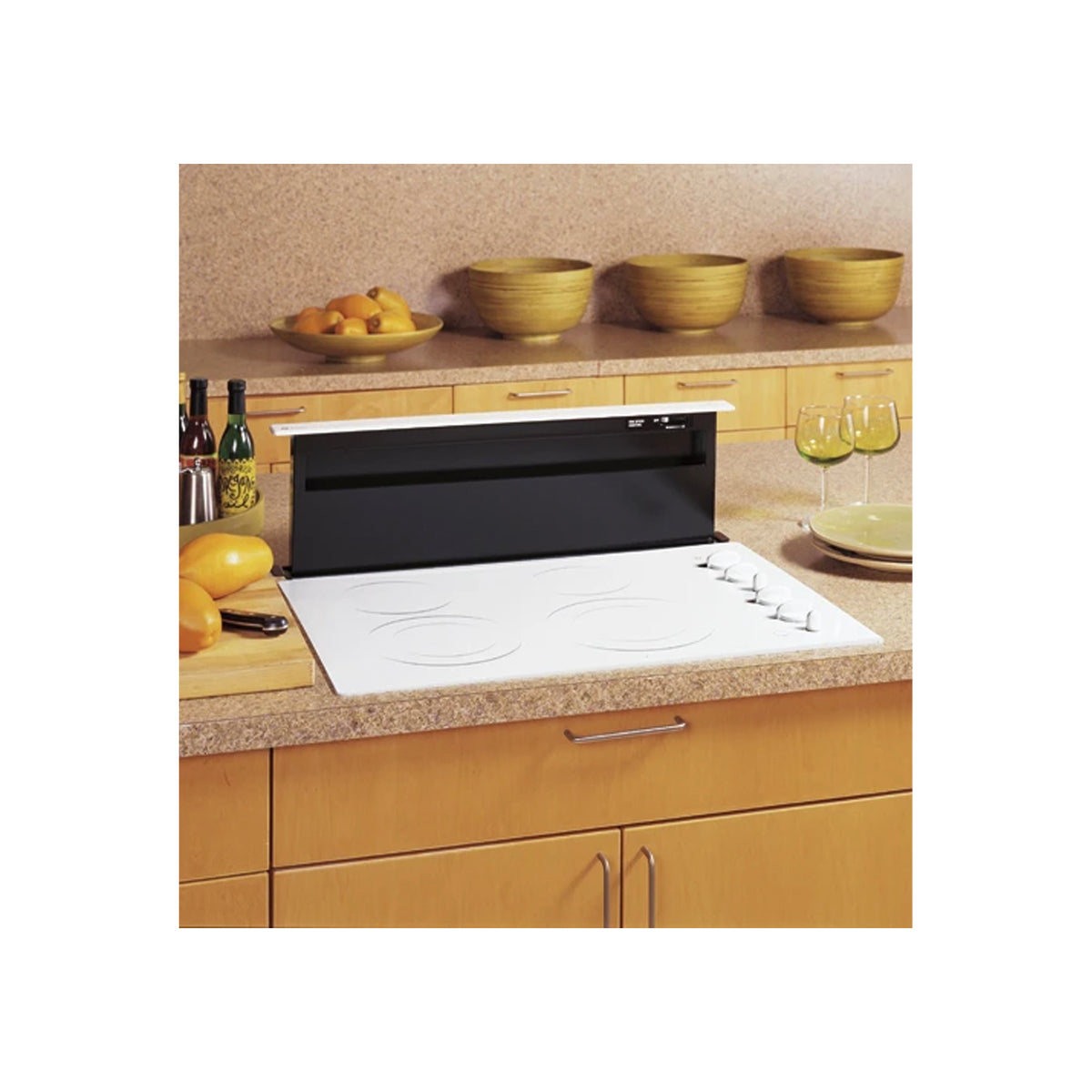 GE Profile JVB37HWW 30" Black Downdraft