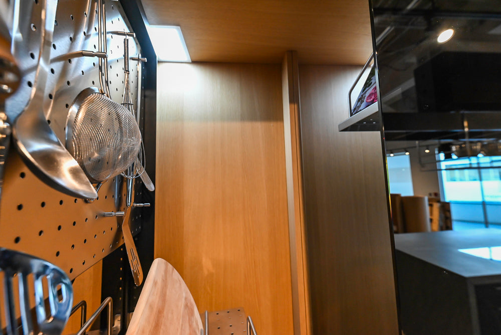 eggersmann Vancouver Oak Dark Brown Modern Kitchen with Double Stone Island & Miele Appliances